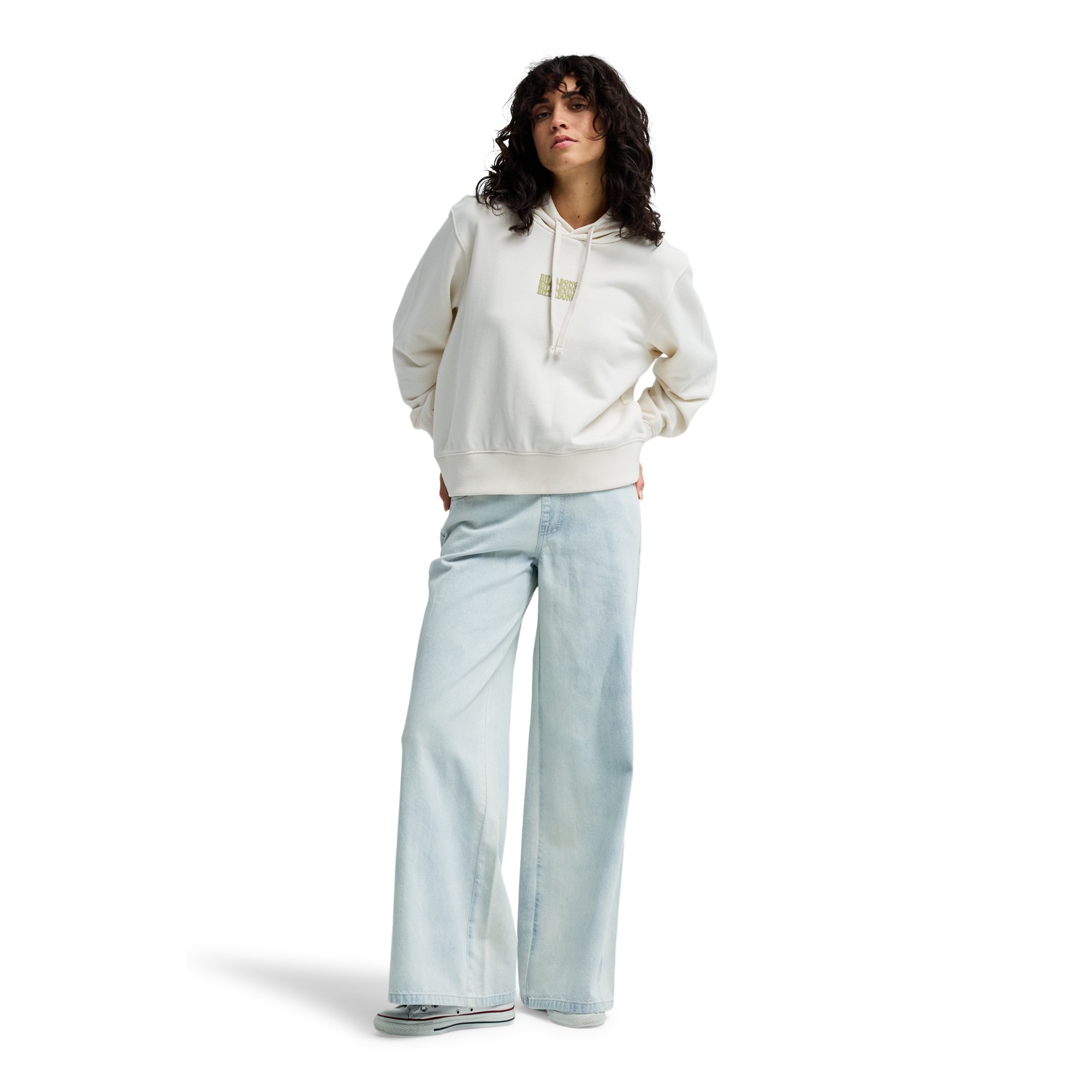 Sudadera de mujer Family Billabong - Blanco Blanco-3