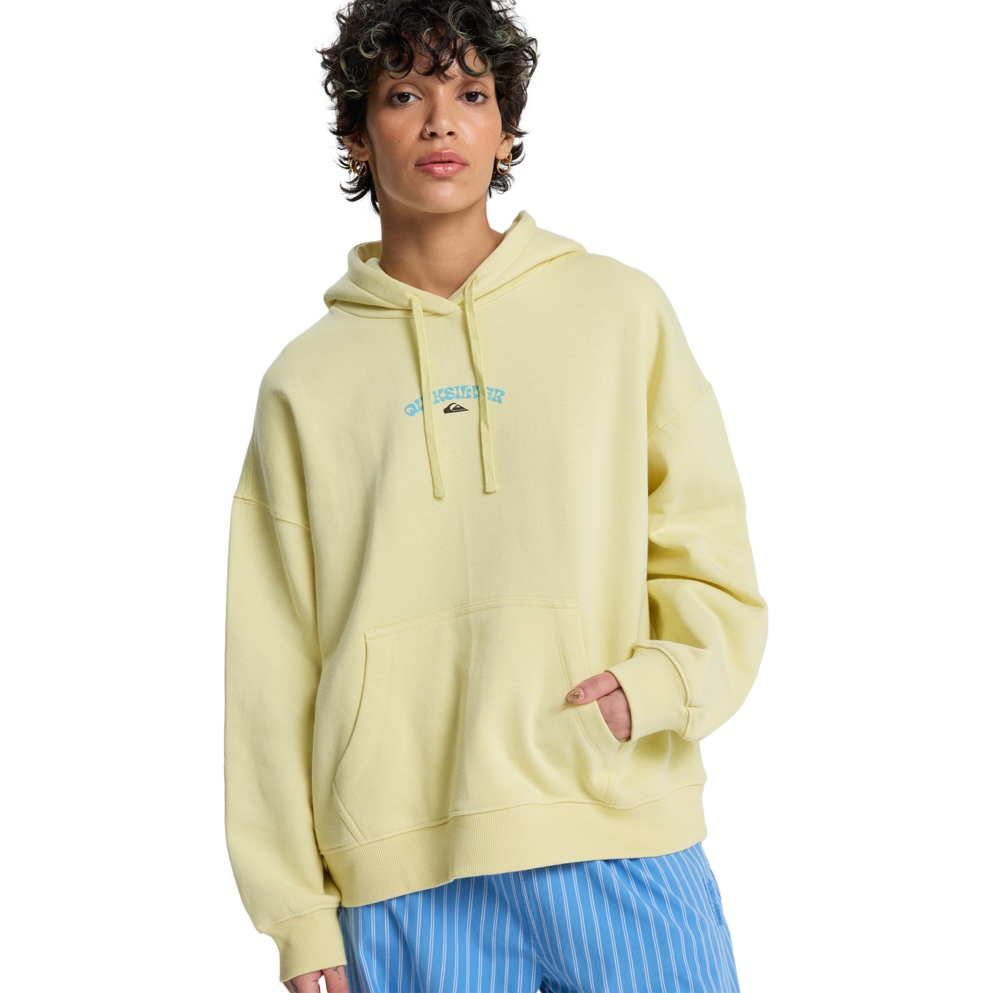 Imagen 0 de Sudadera de mujer Standard Quiksilver Amarillo