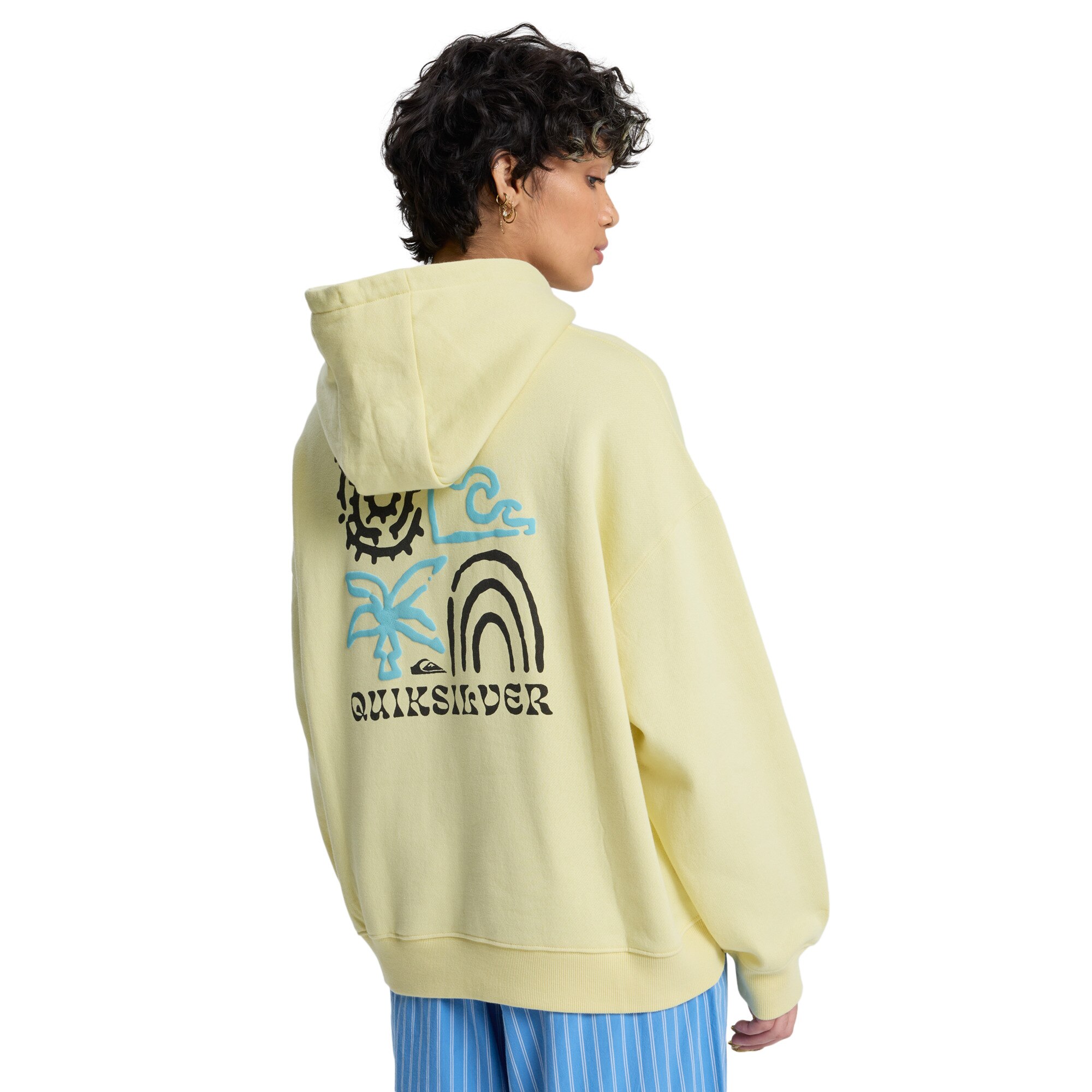 Sudadera de mujer Standard Quiksilver - Amarillo Amarillo-2