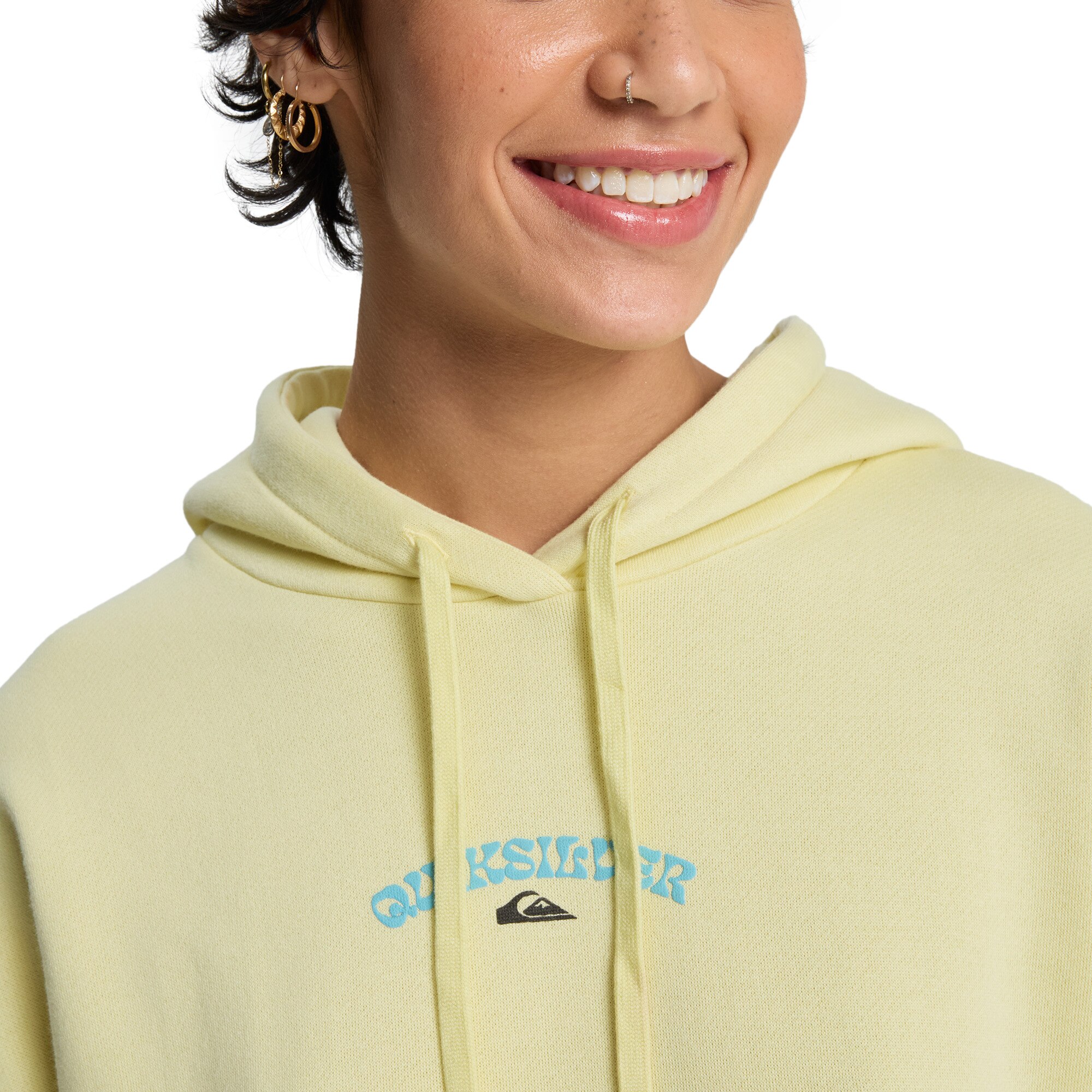 Sudadera de mujer Standard Quiksilver - Amarillo Amarillo-4