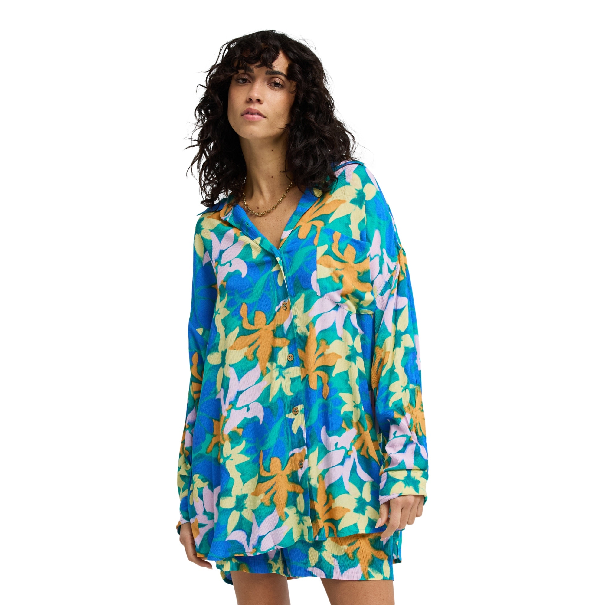 Camisa de mujer Summer Love Billabong - Azul Azul-1