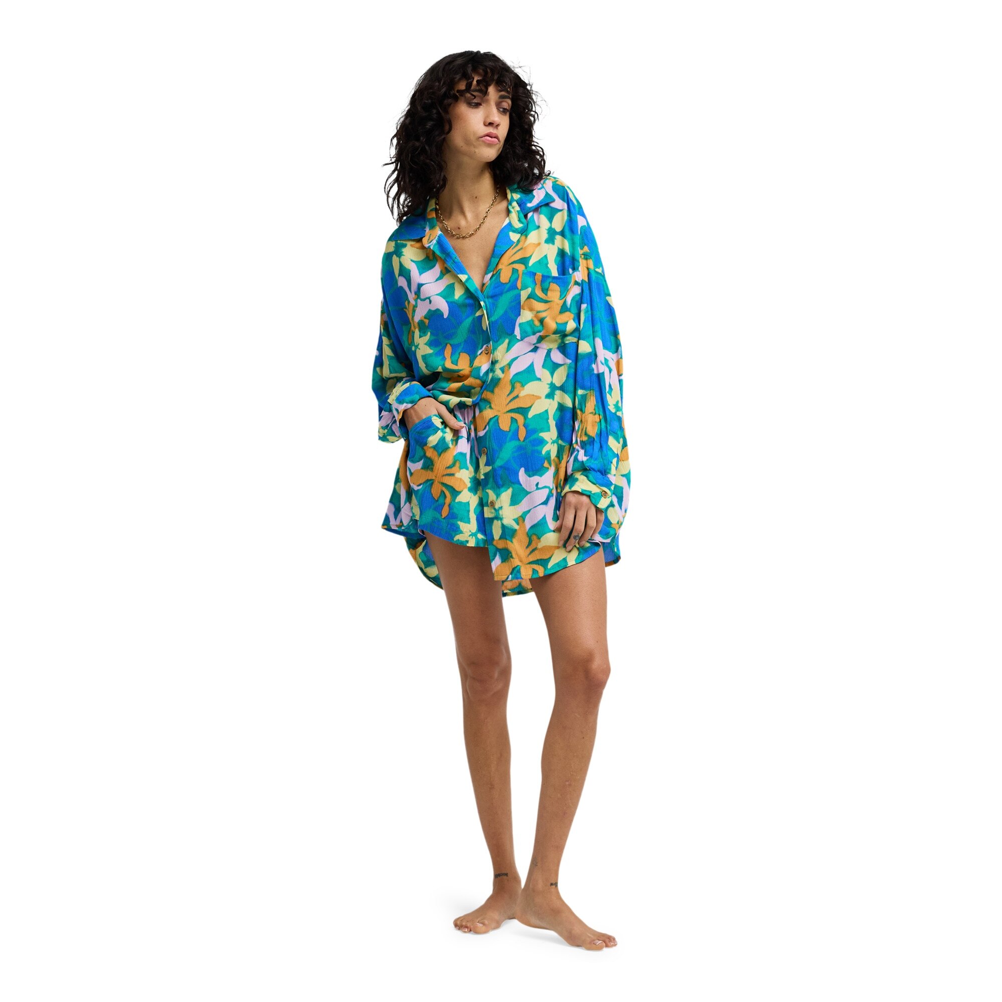 Camisa de mujer Summer Love Billabong - Azul Azul-3