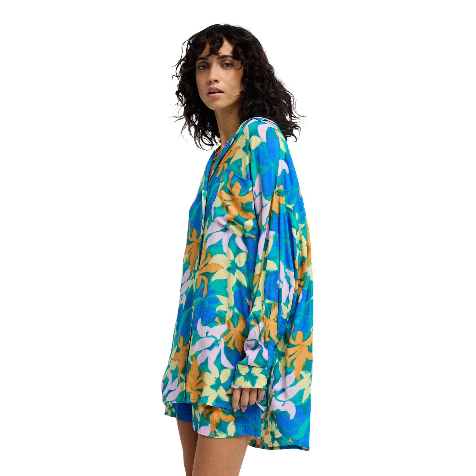 Camisa de mujer Summer Love Billabong - Azul Azul-4