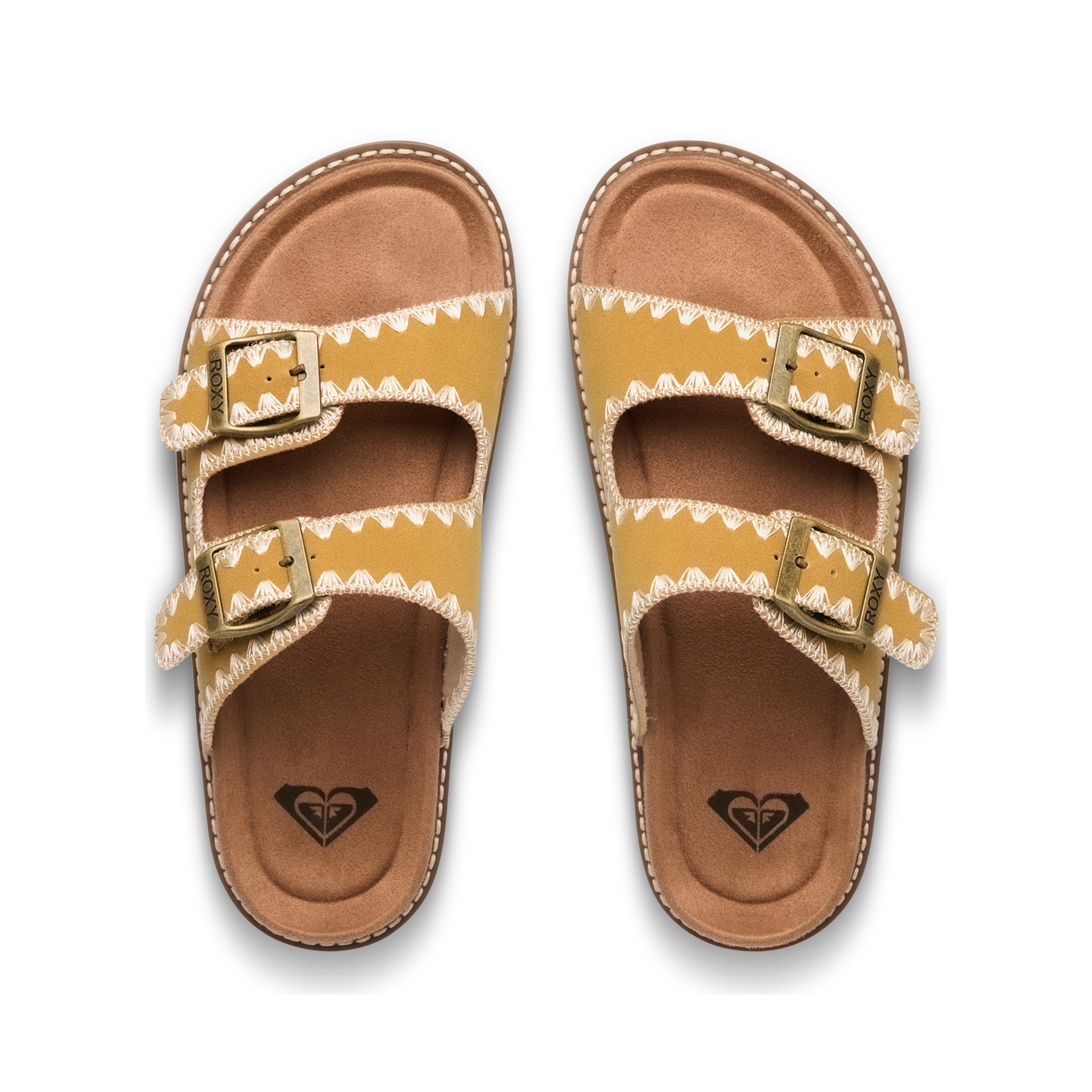 Sandalias de mujer Hyndira Roxy - Amarillo Amarillo-4