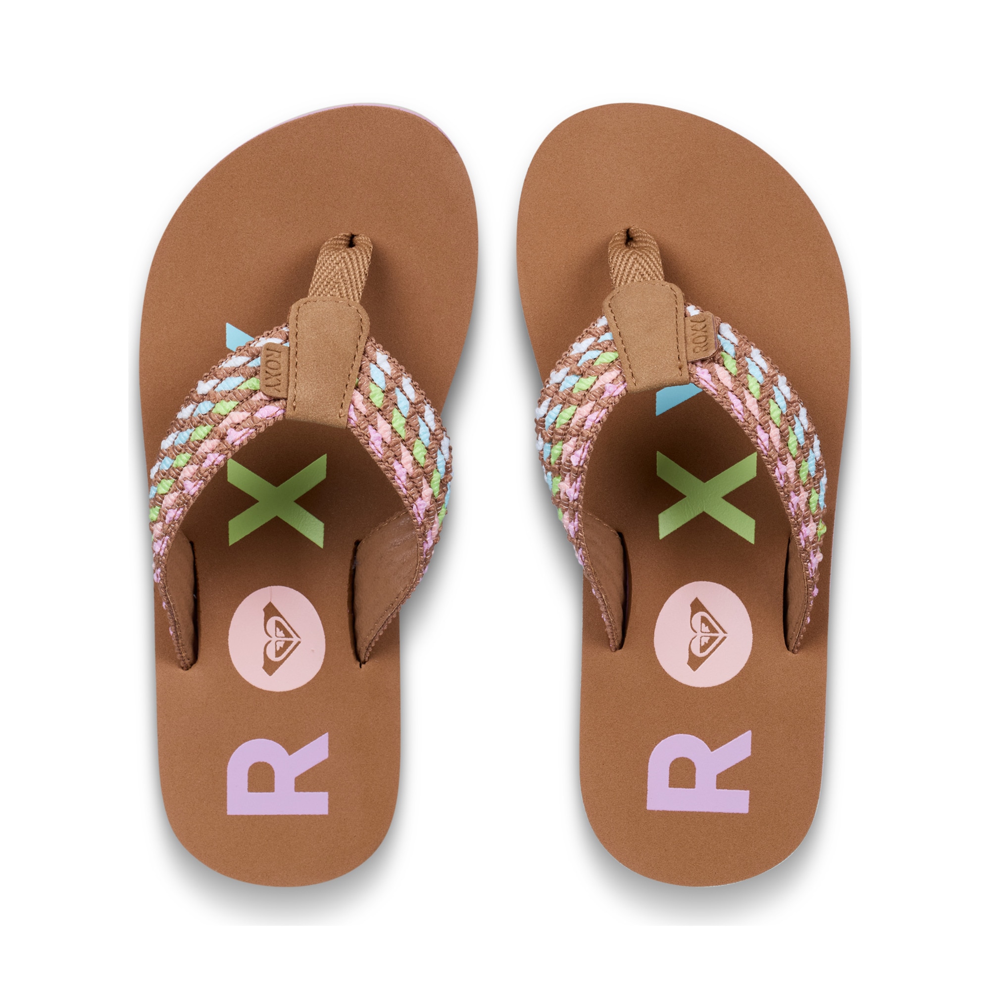 Chanclas de niños Rg Chika Hi Roxy - Marrón Marrón-4