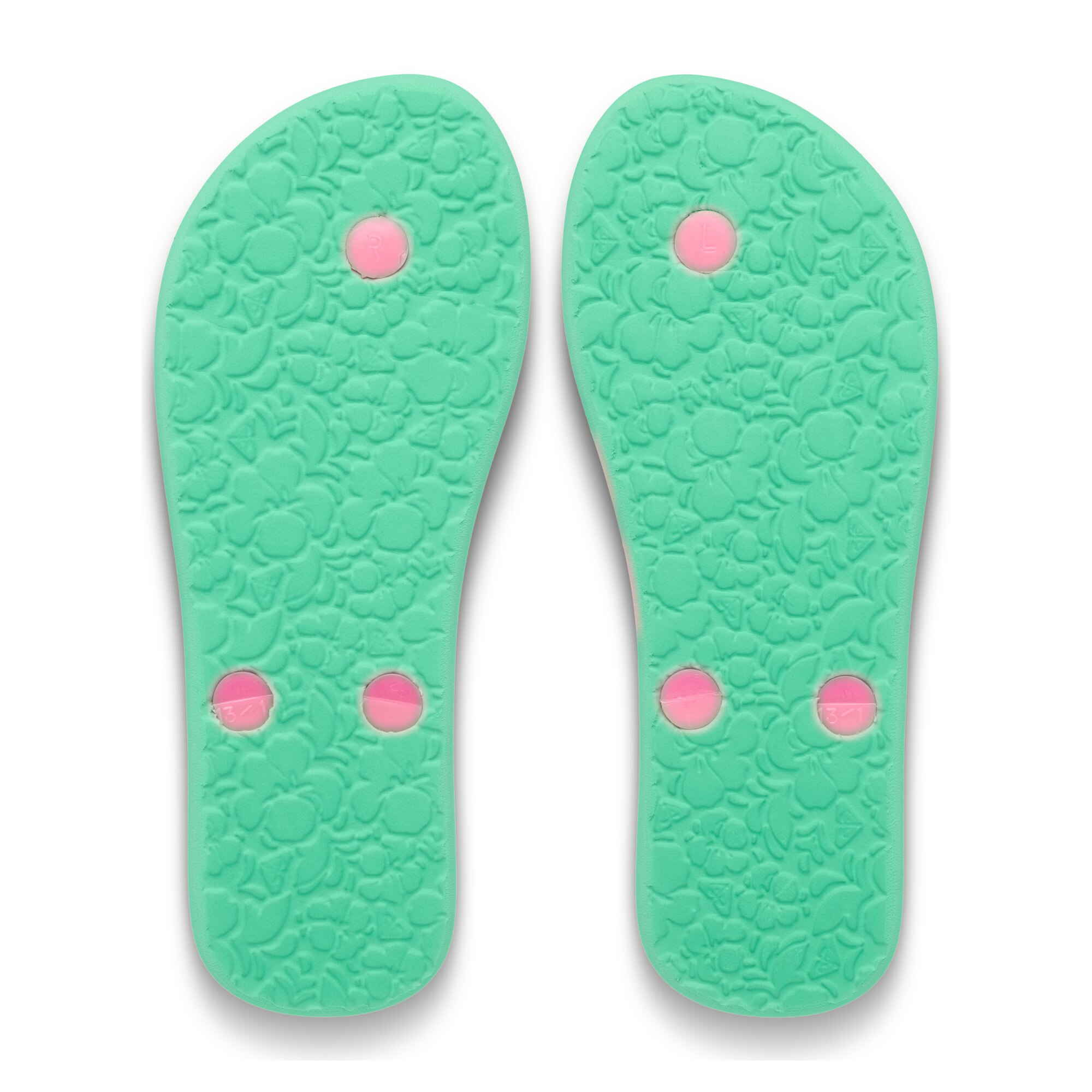 Chanclas de niños Rg Tahiti Roxy - Verde Verde-6