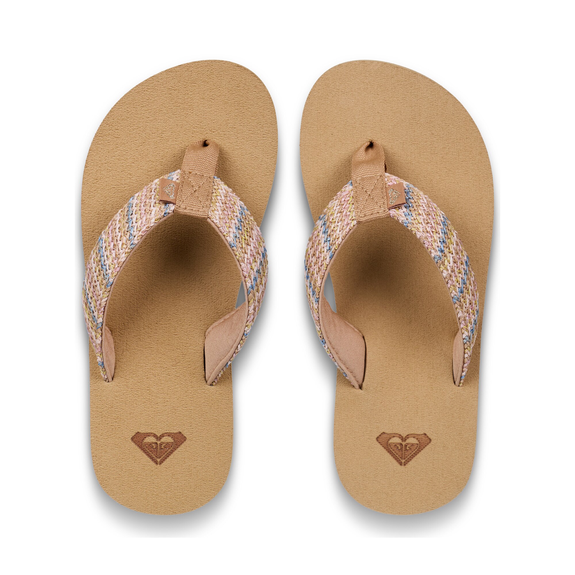 Chanclas de niños Rg Porto Raffia Roxy - Marrón Marrón-3
