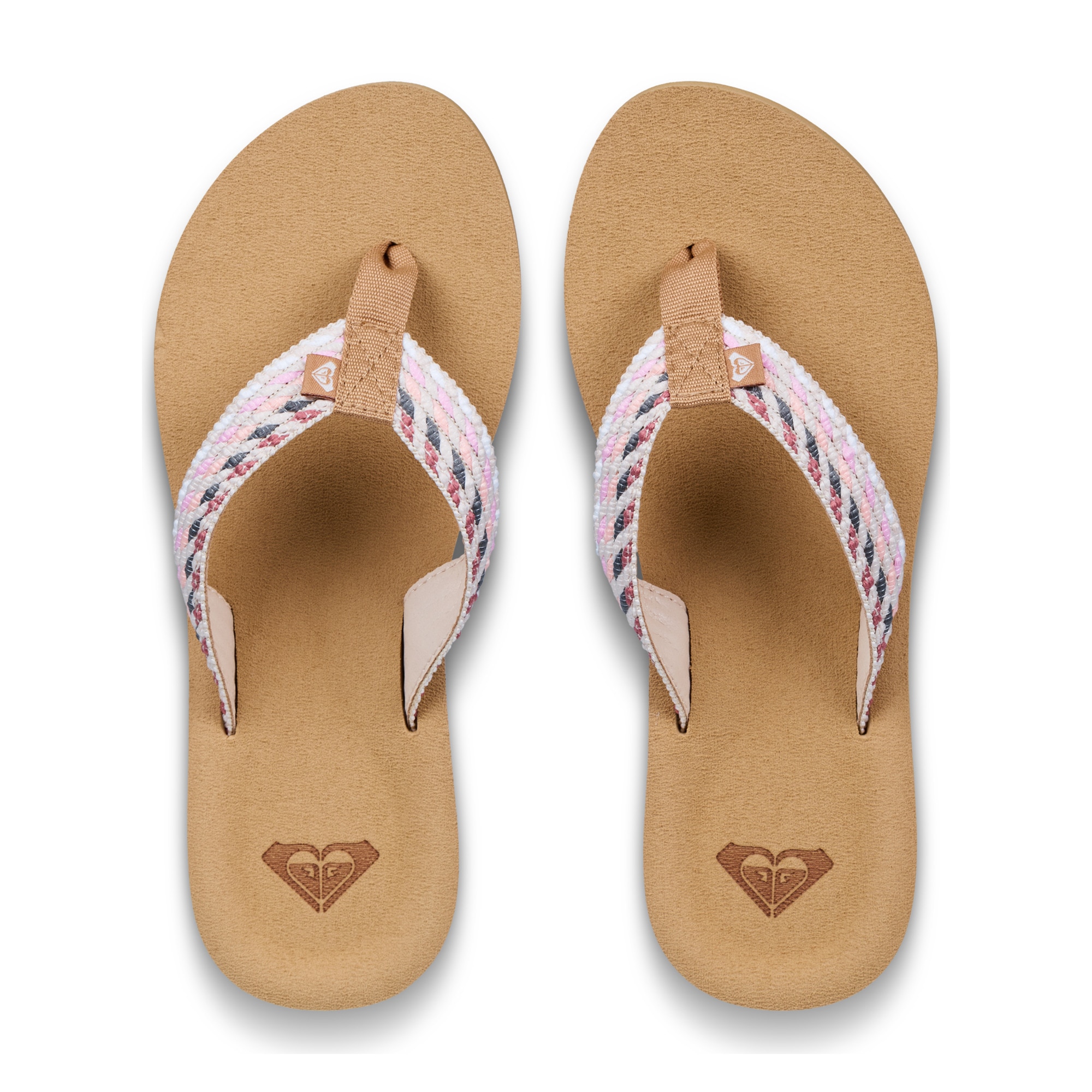 Chanclas de mujer Porto Rope Roxy - Marrón Marrón-4