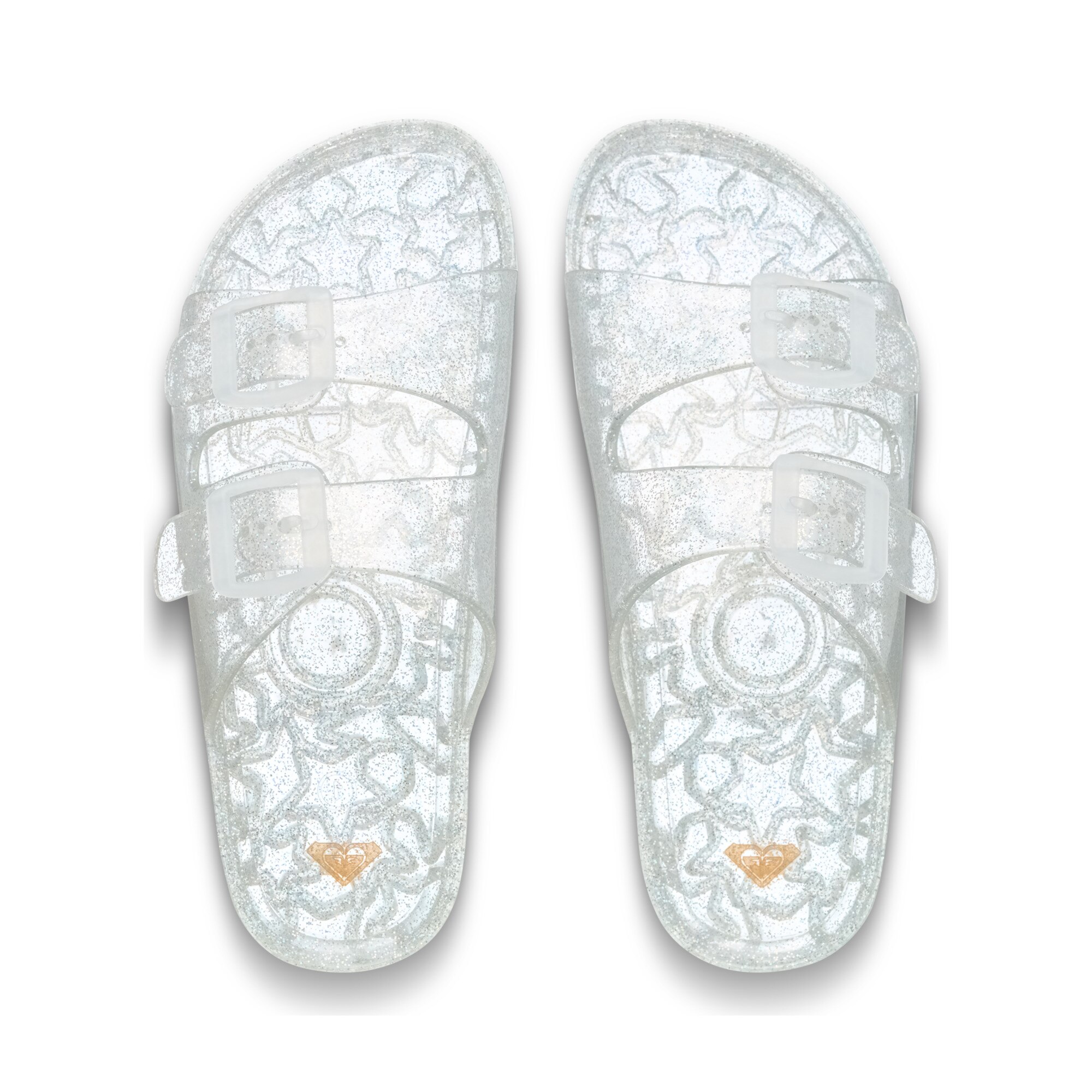 Chanclas de niños Rg Kattie Glitter Roxy - Gris Gris-4