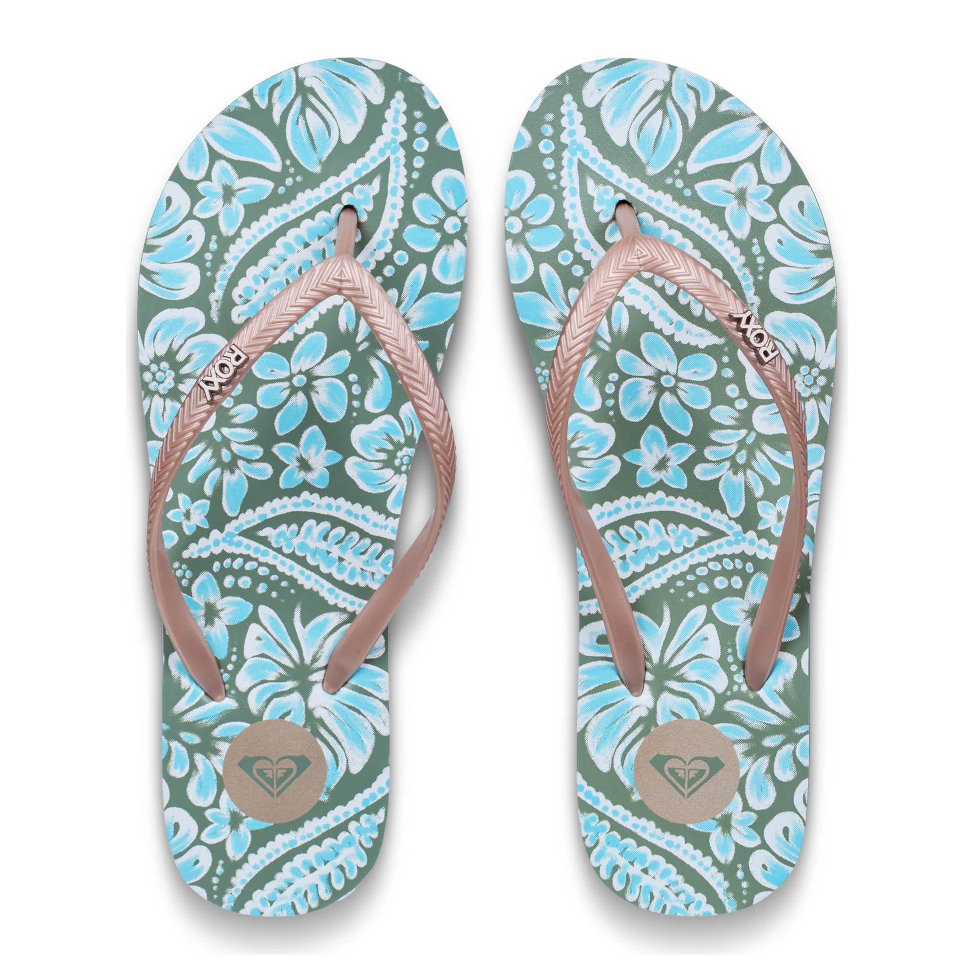 Chanclas de mujer Mauricia Roxy - Azul Azul-4