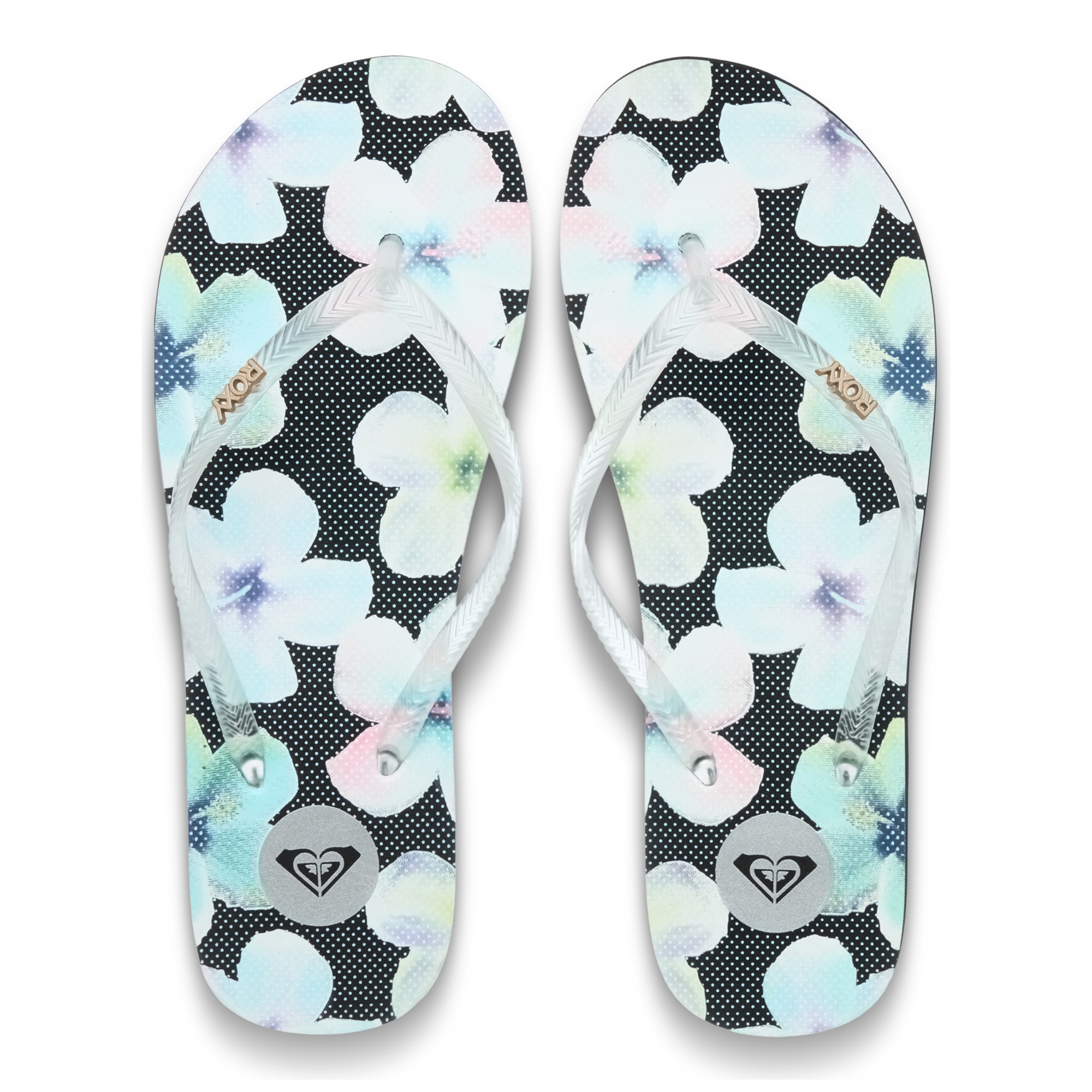 Chanclas de mujer Mauricia Roxy - Blanco Blanco-4