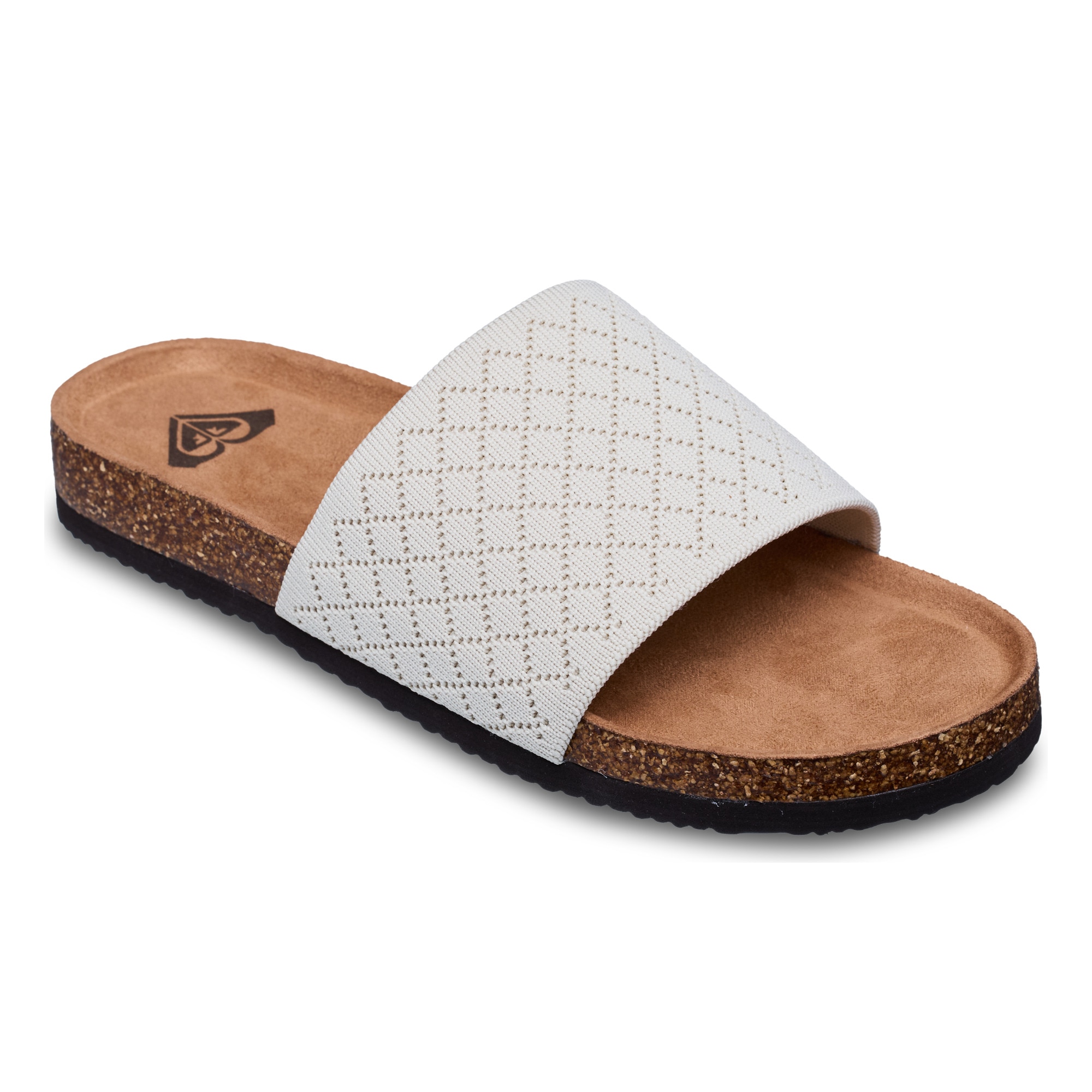 Roxy Sandalias de mujer Mannae Slide Blanco
