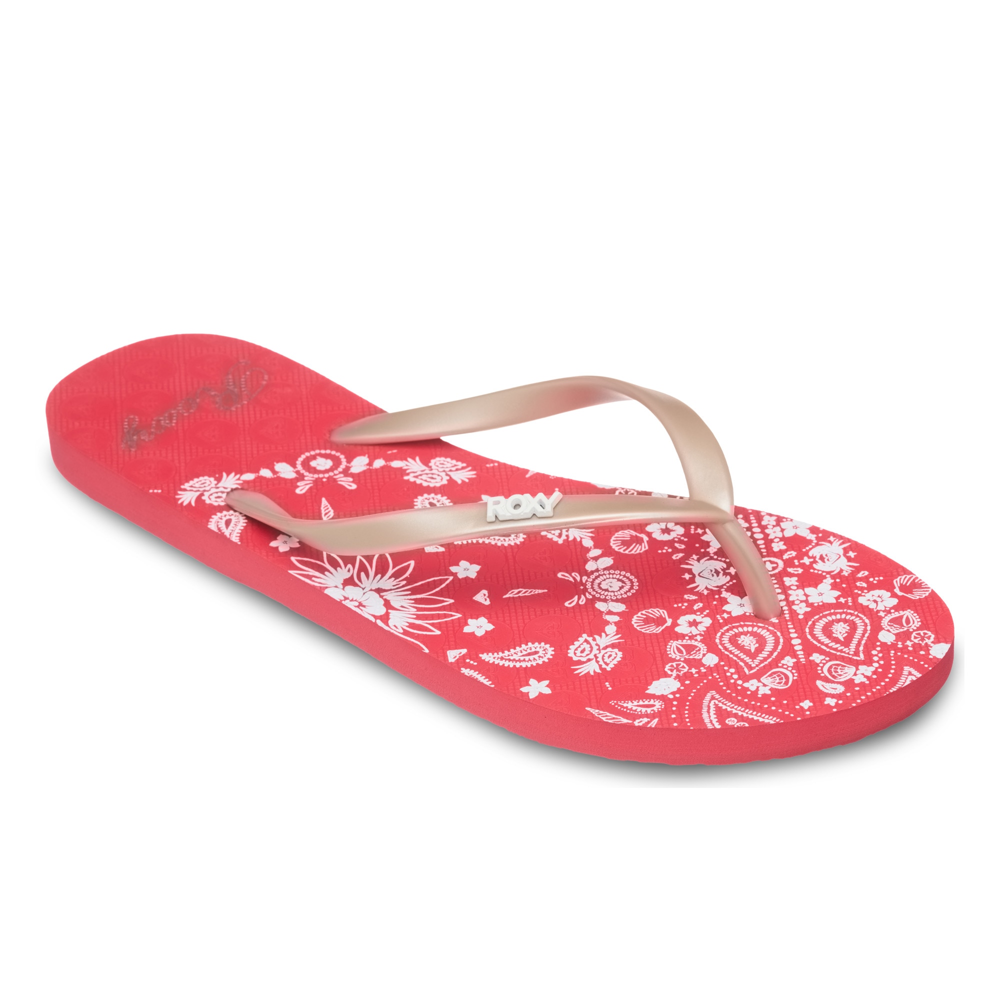 Roxy Chanclas de mujer New Viva Printed Negro