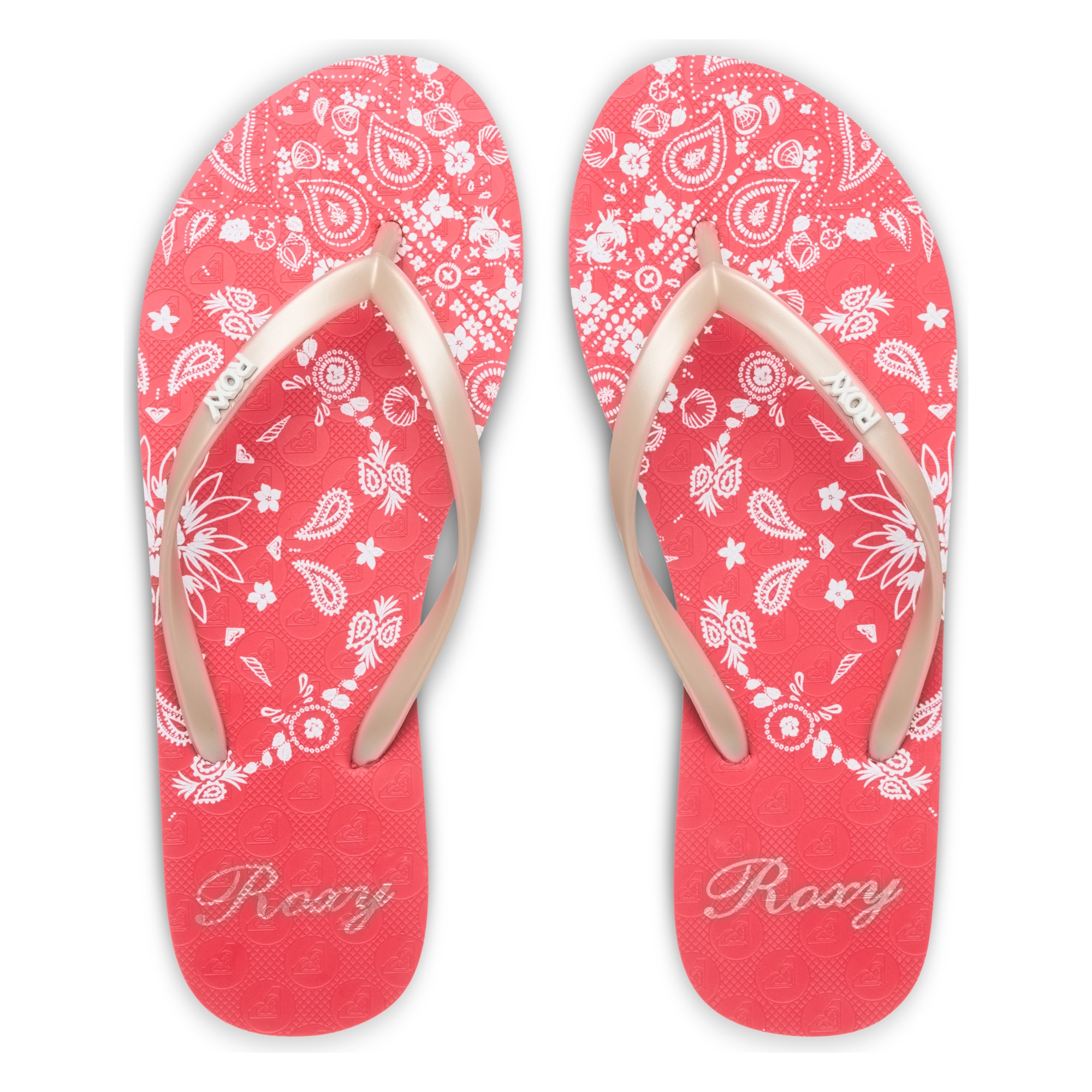 Imagen 4 de Chanclas de mujer New Viva Printed Roxy - Rojo Rojo