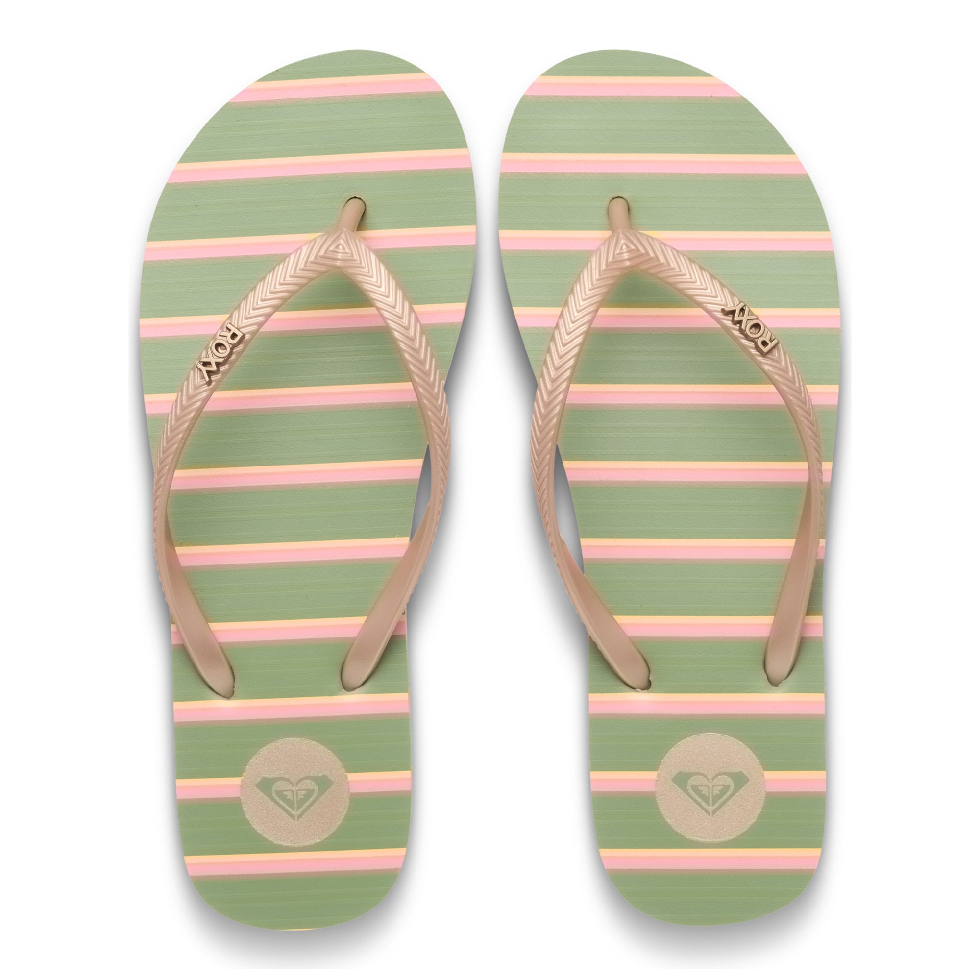 Chanclas de mujer Mauricia Roxy - Verde Verde-4