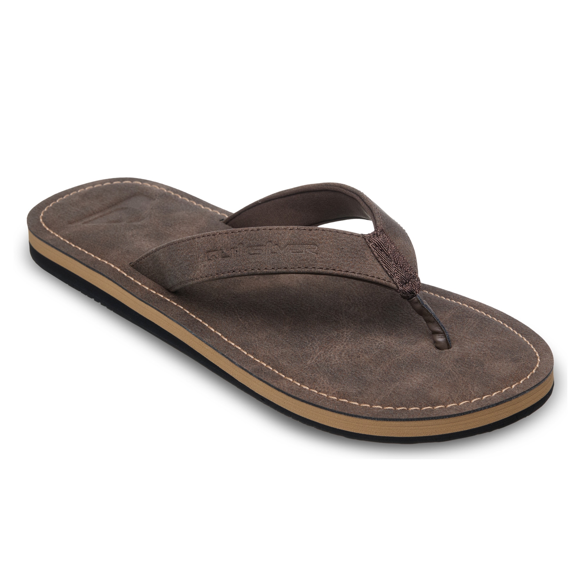 Quiksilver Chanclas de hombre Molokai Nubuck Marrón