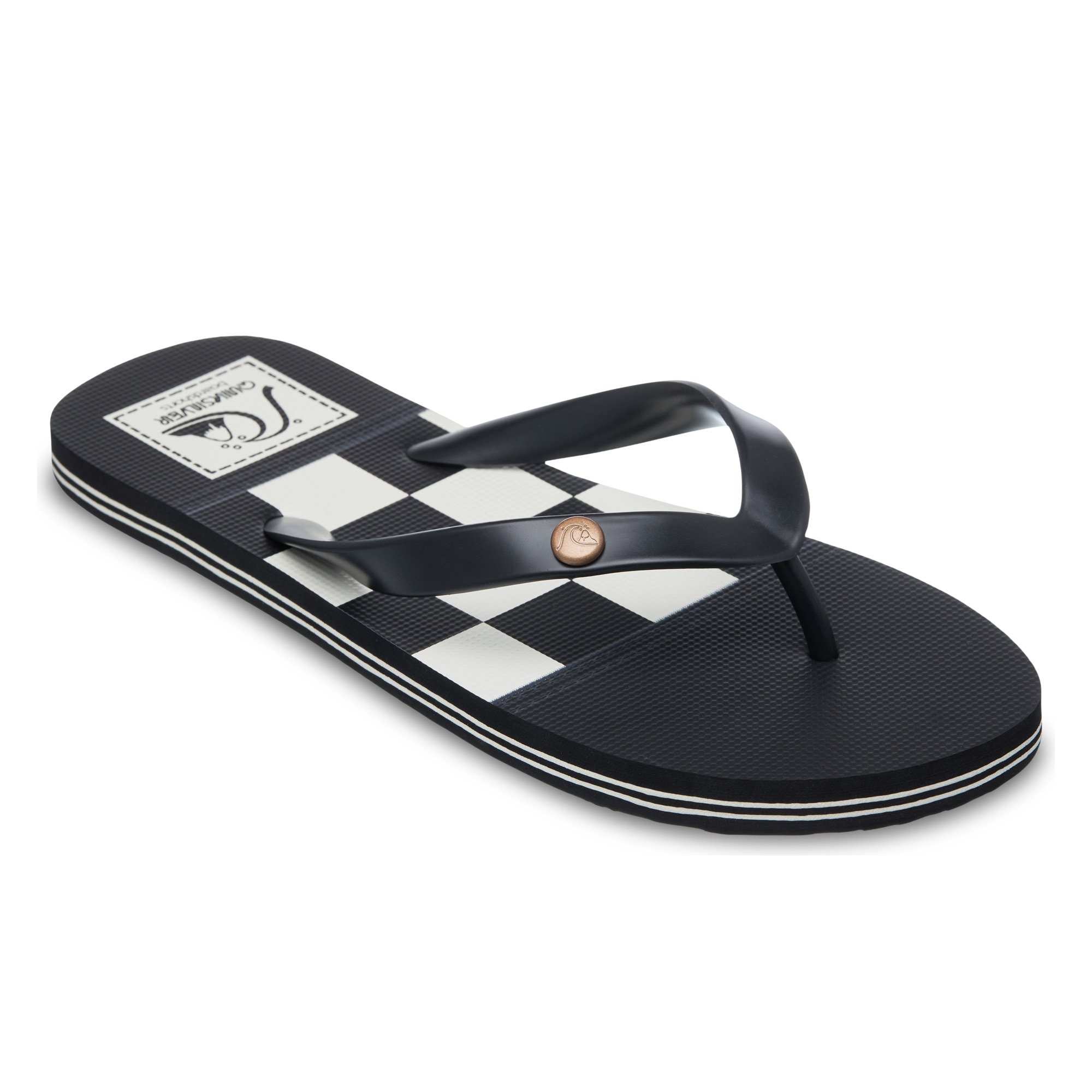 Quiksilver Chanclas de hombre Molokai Originals Negro