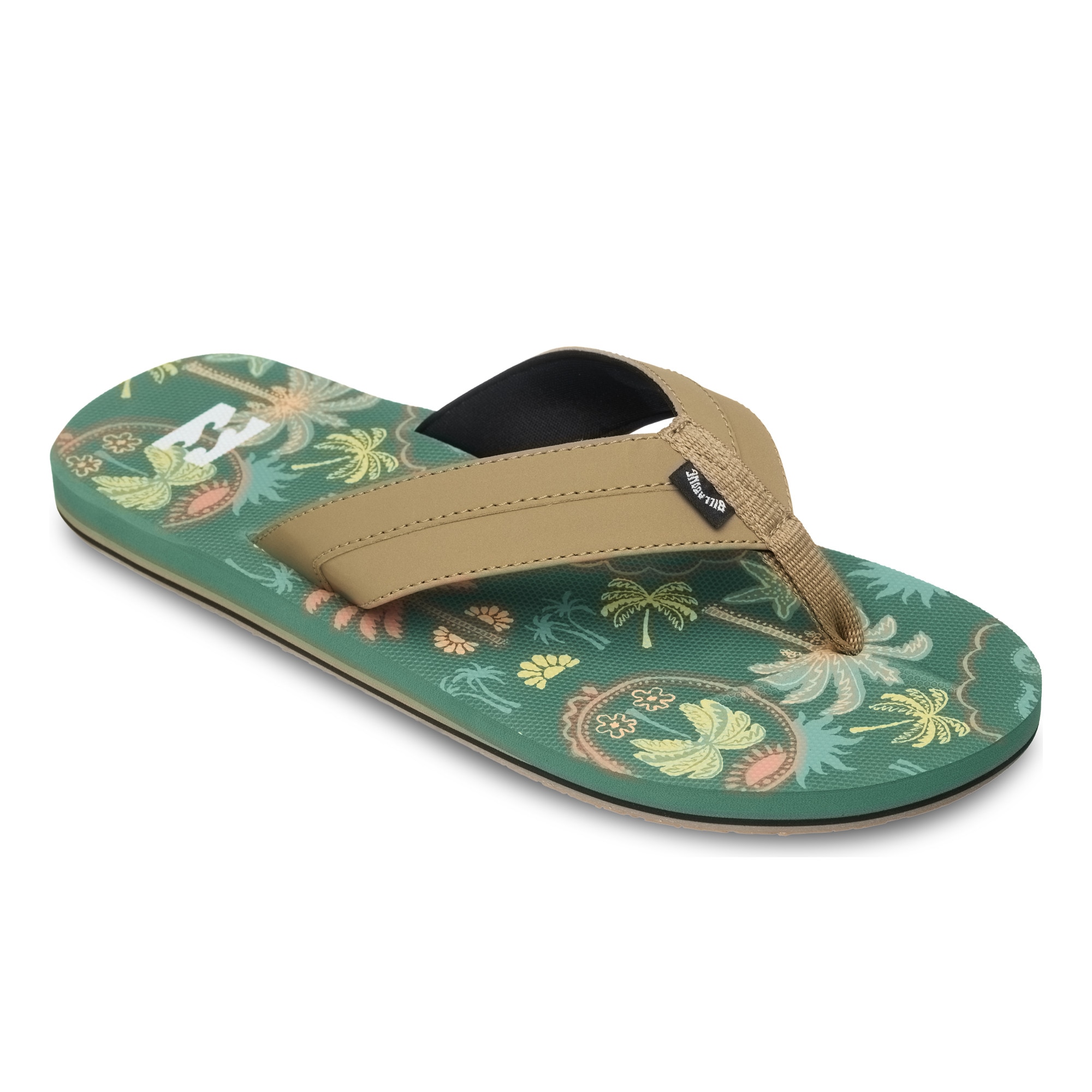 Chanclas de hombre All Day Impact Print Billabong - Verde Verde-1