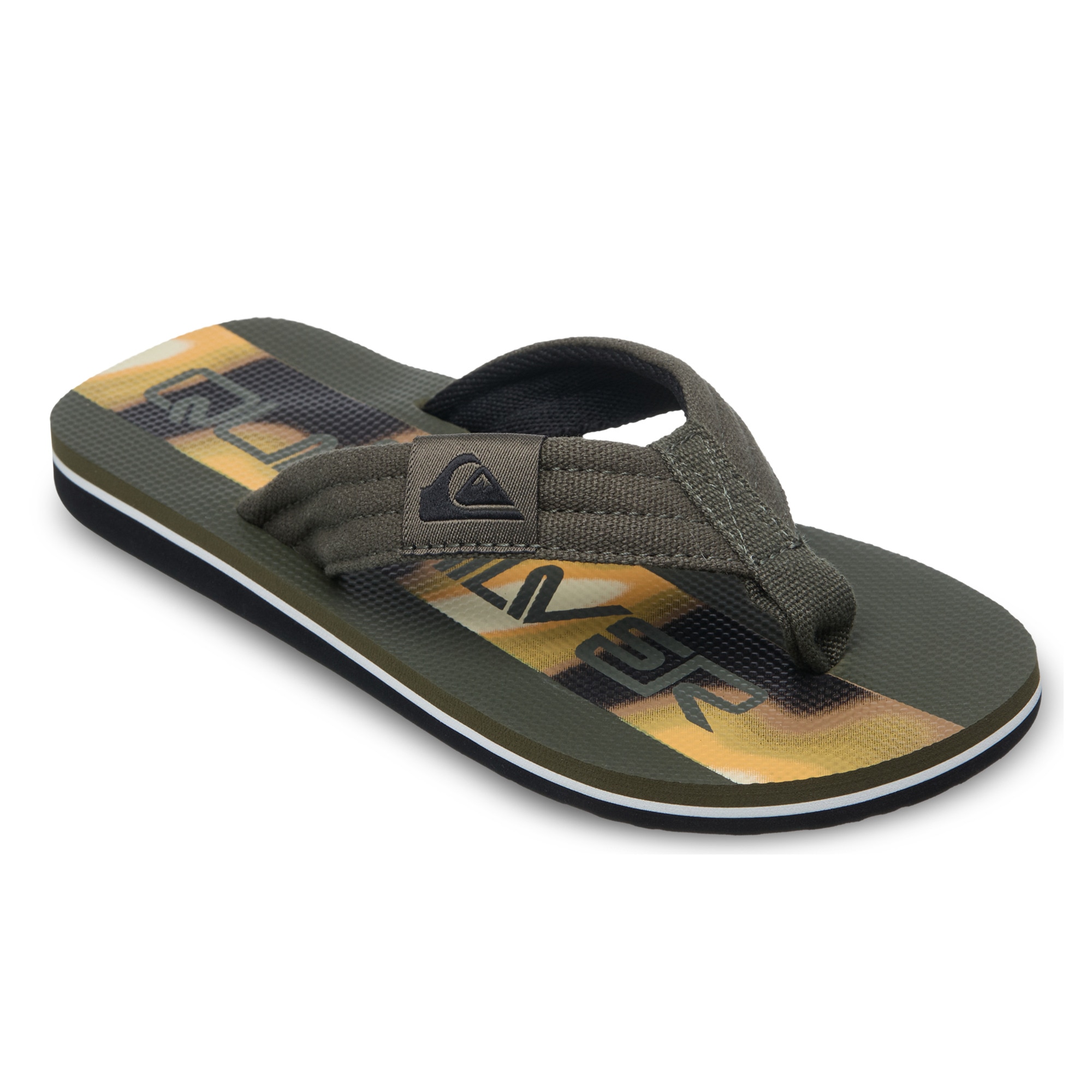 Chanclas de niños Molokai Layback Quiksilver - Kaki Kaki-1