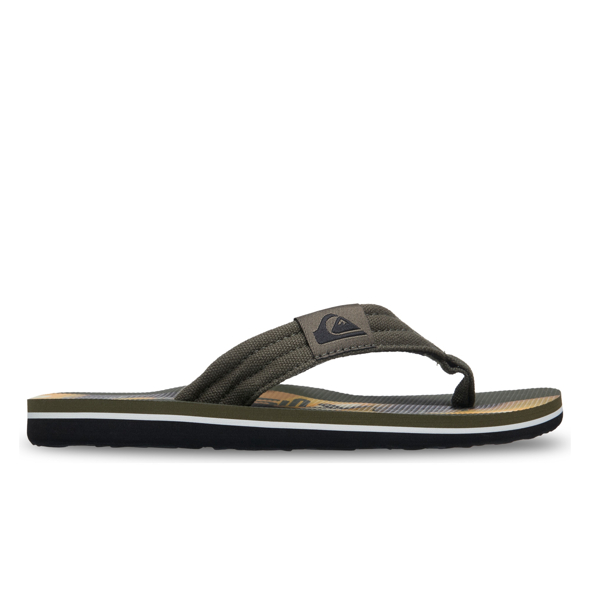 Chanclas de niños Molokai Layback Quiksilver - Kaki Kaki-2