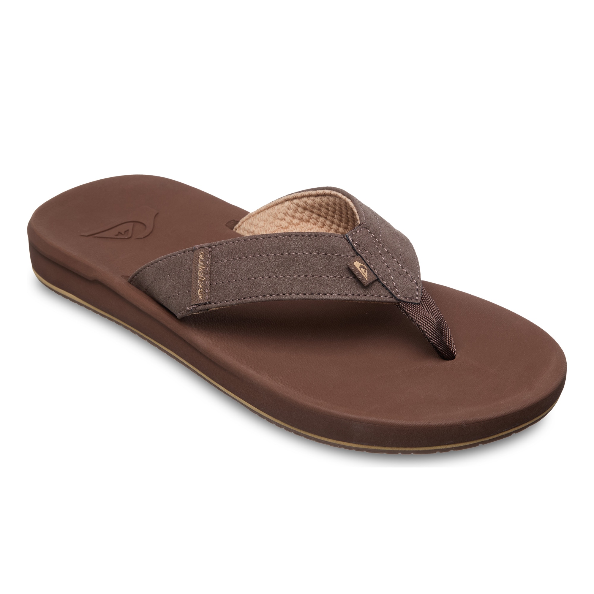 Quiksilver Chanclas de hombre Rivi 26 Marrón
