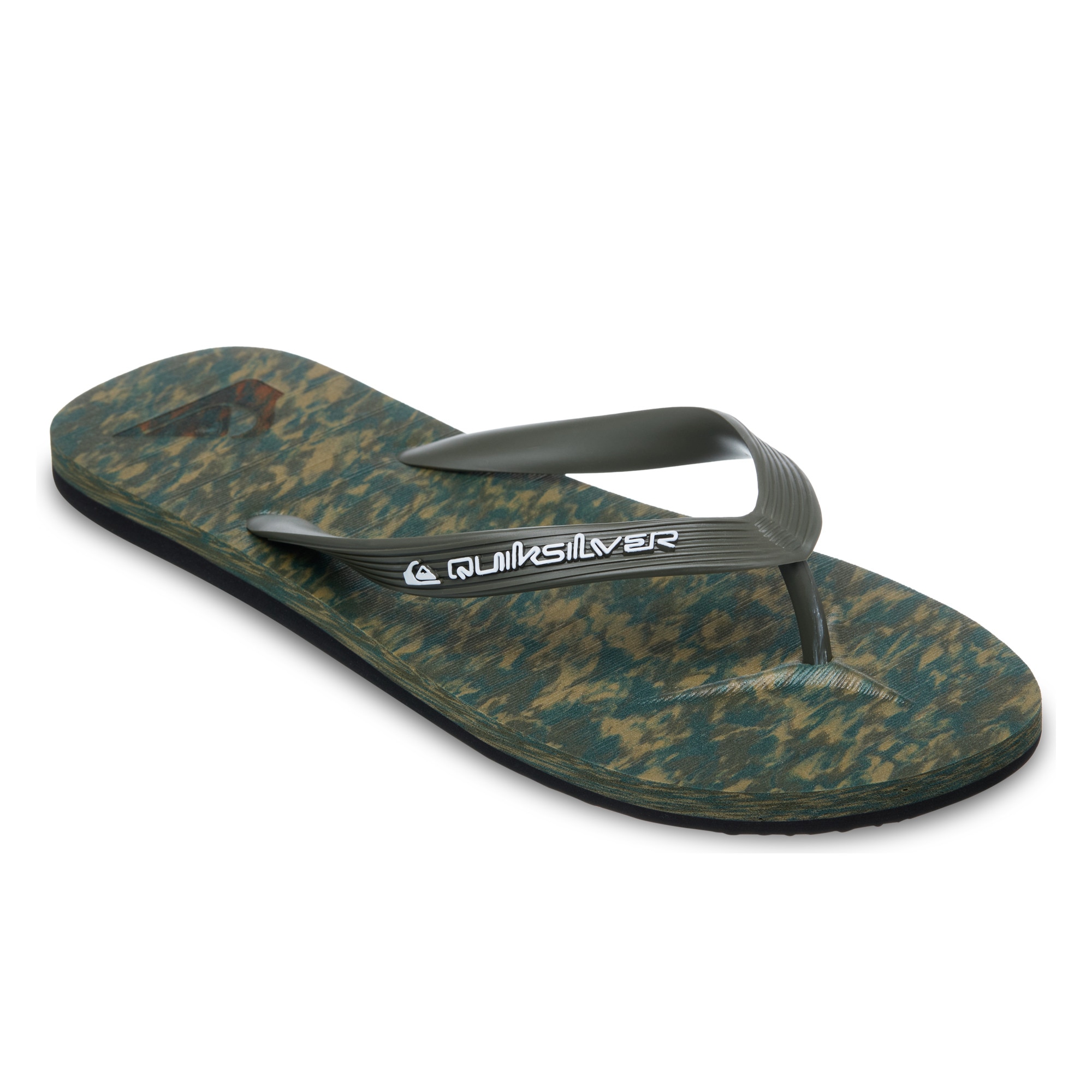Quiksilver Chanclas de hombre Molokai Recycled Verde militar