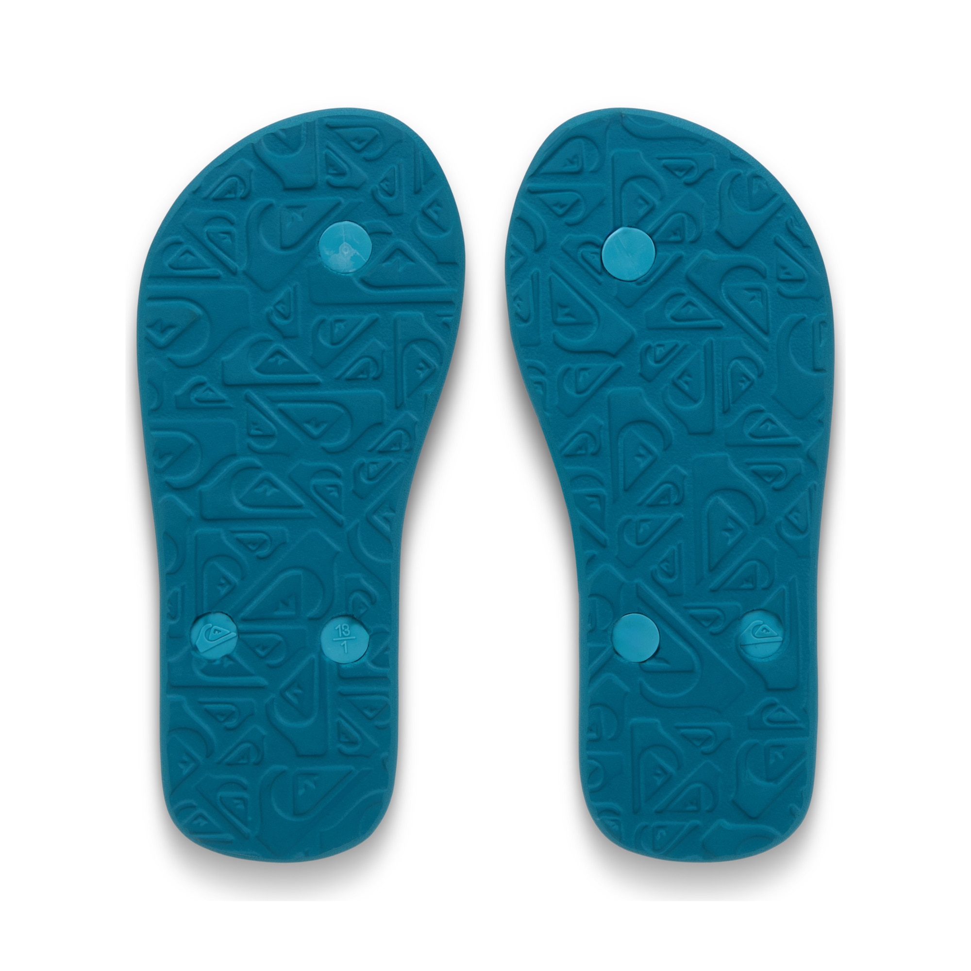 Chanclas de niños Molokai Art Quiksilver - Azul Turquesa Azul Turquesa-6