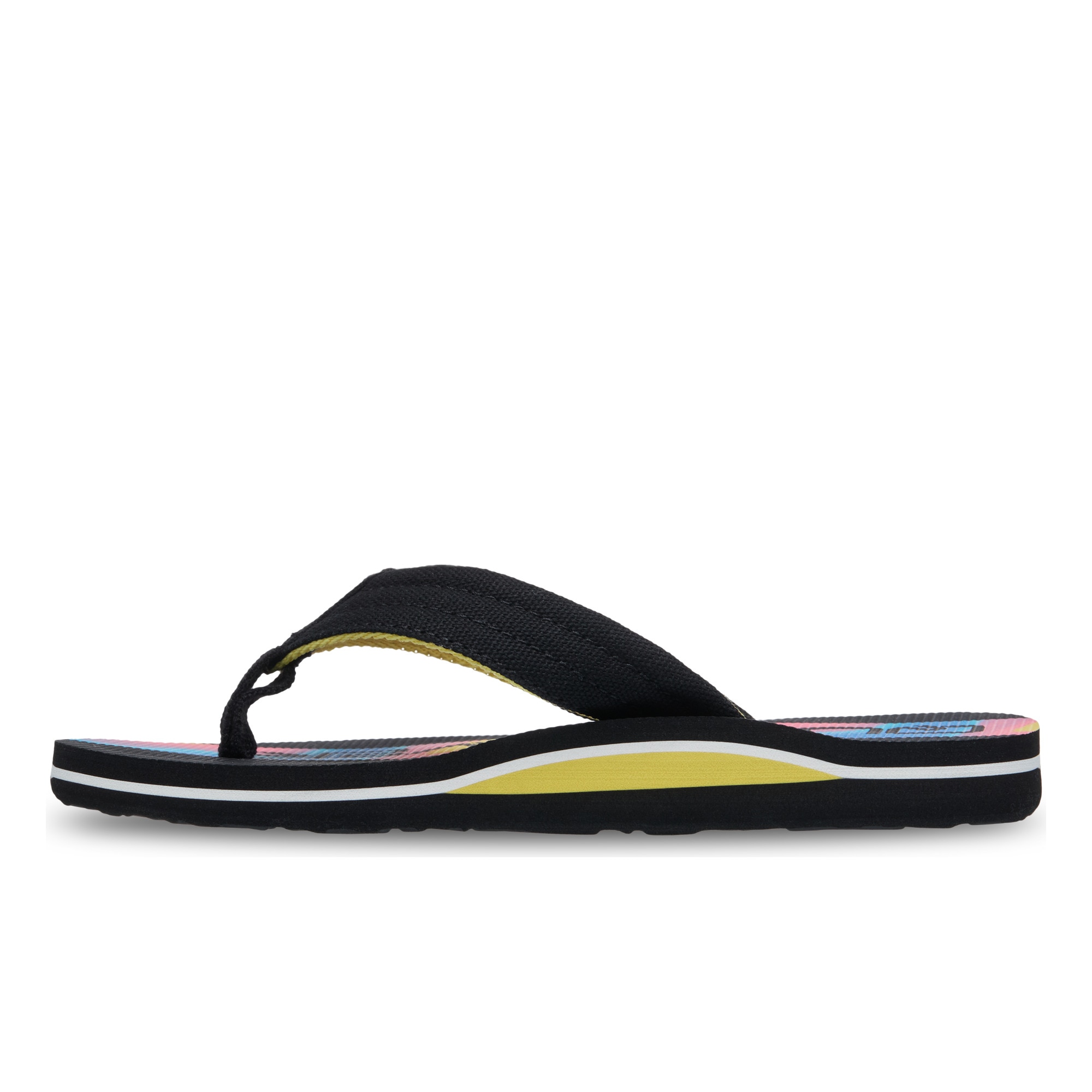 Chanclas de niños Molokai Layback Quiksilver - Negro / Rosa Negro / Rosa-3