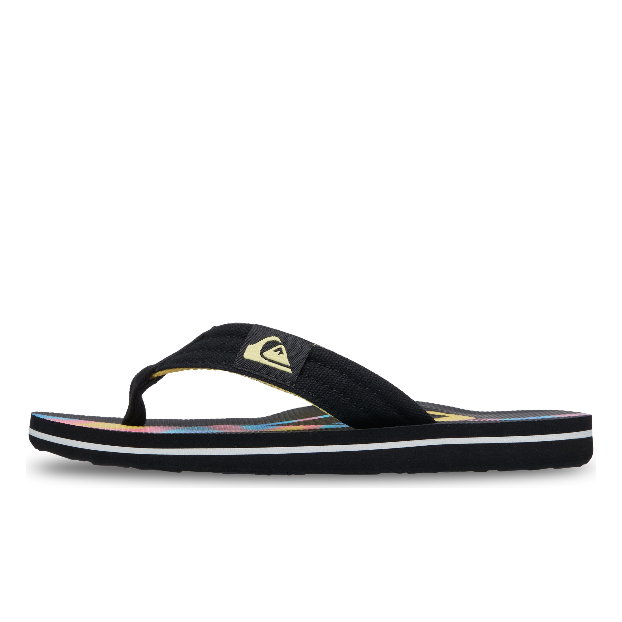 Chanclas de niños Molokai Layback Quiksilver - Negro / Rosa Negro / Rosa-5
