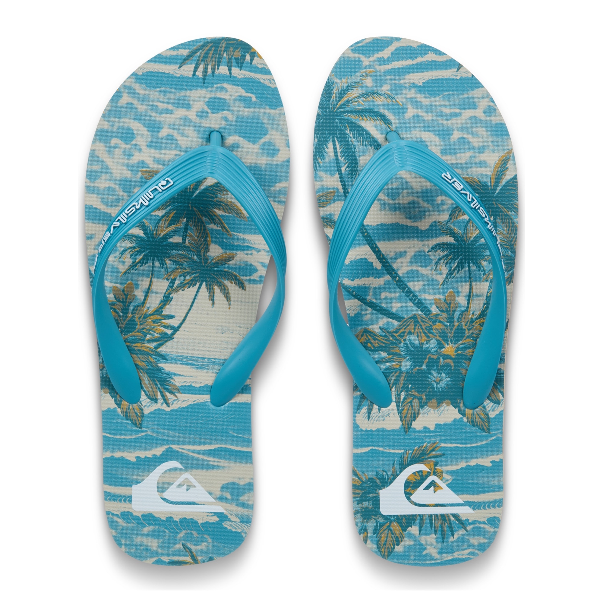Chanclas de hombre Molokai Art Quiksilver - Azul Turquesa Azul Turquesa-4