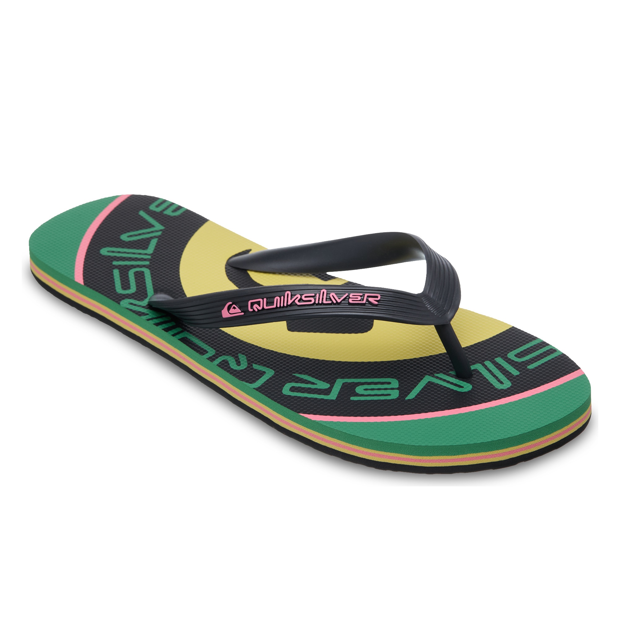 Quiksilver Chanclas de hombre Molokai Screen Verde