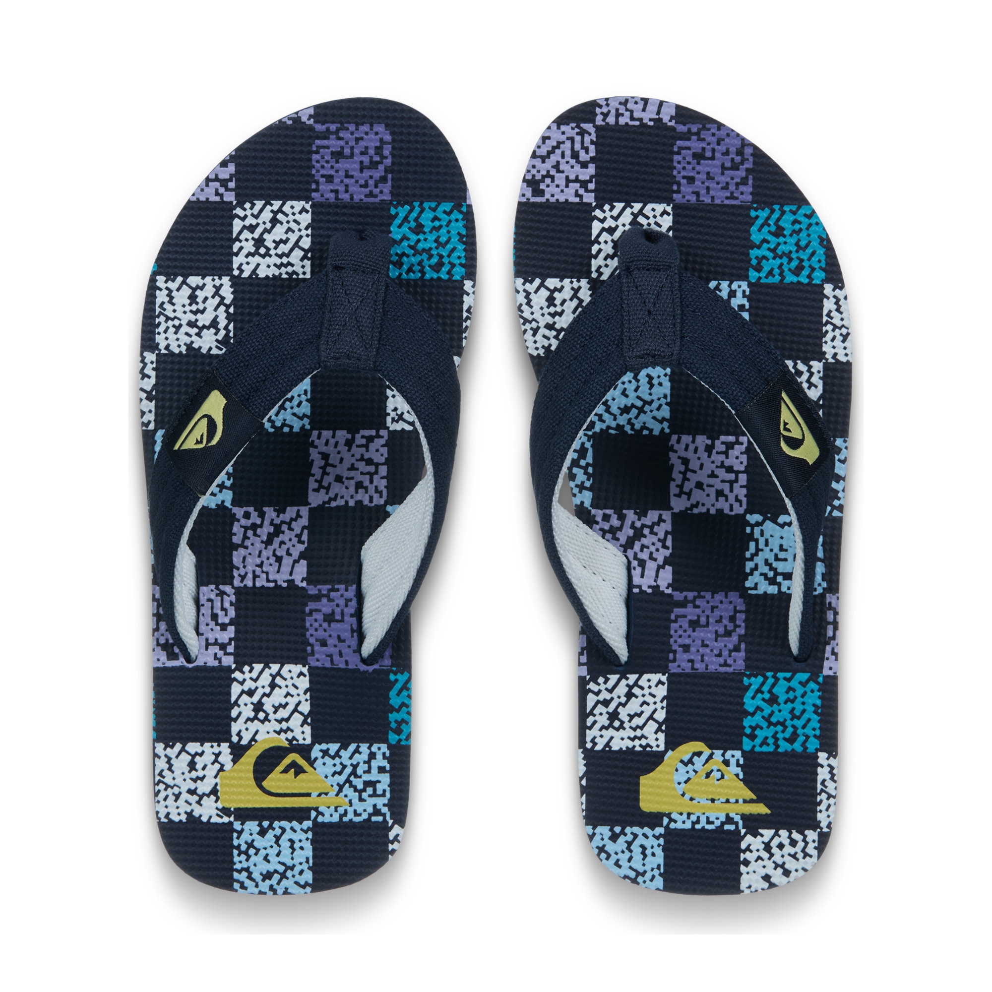 Chanclas de niños Molokai Layback Quiksilver - Azul / Blanco Azul / Blanco-4