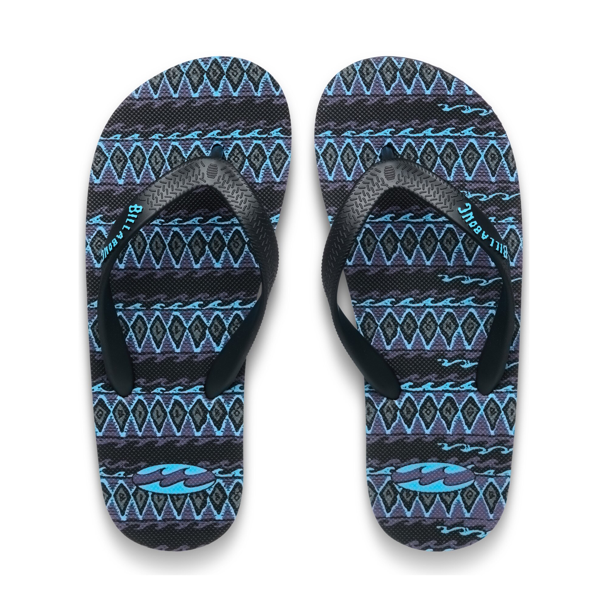 Chanclas de niños Tides Billabong - Negro / Azul Negro / Azul-4