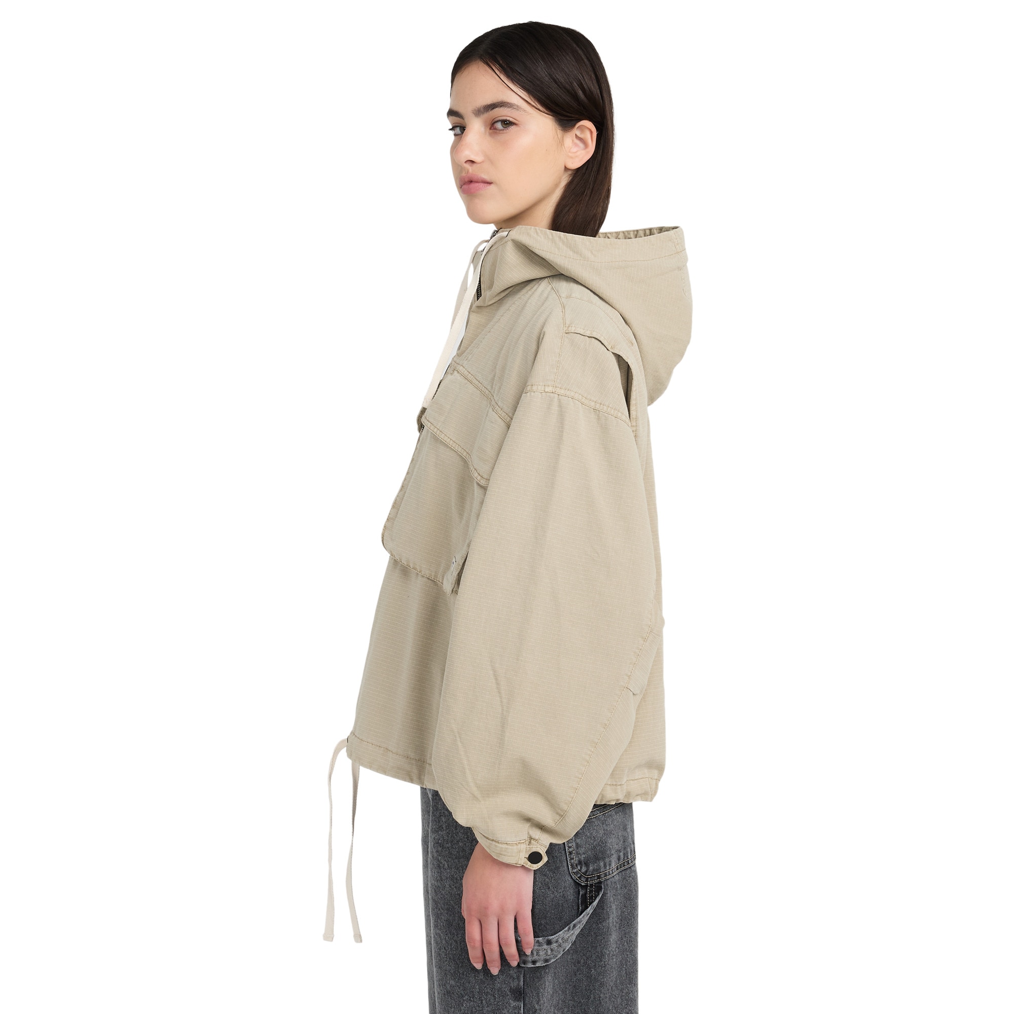 Imagen 3 de Parka con capucha de mujer Ripstop Element - Beige Beige