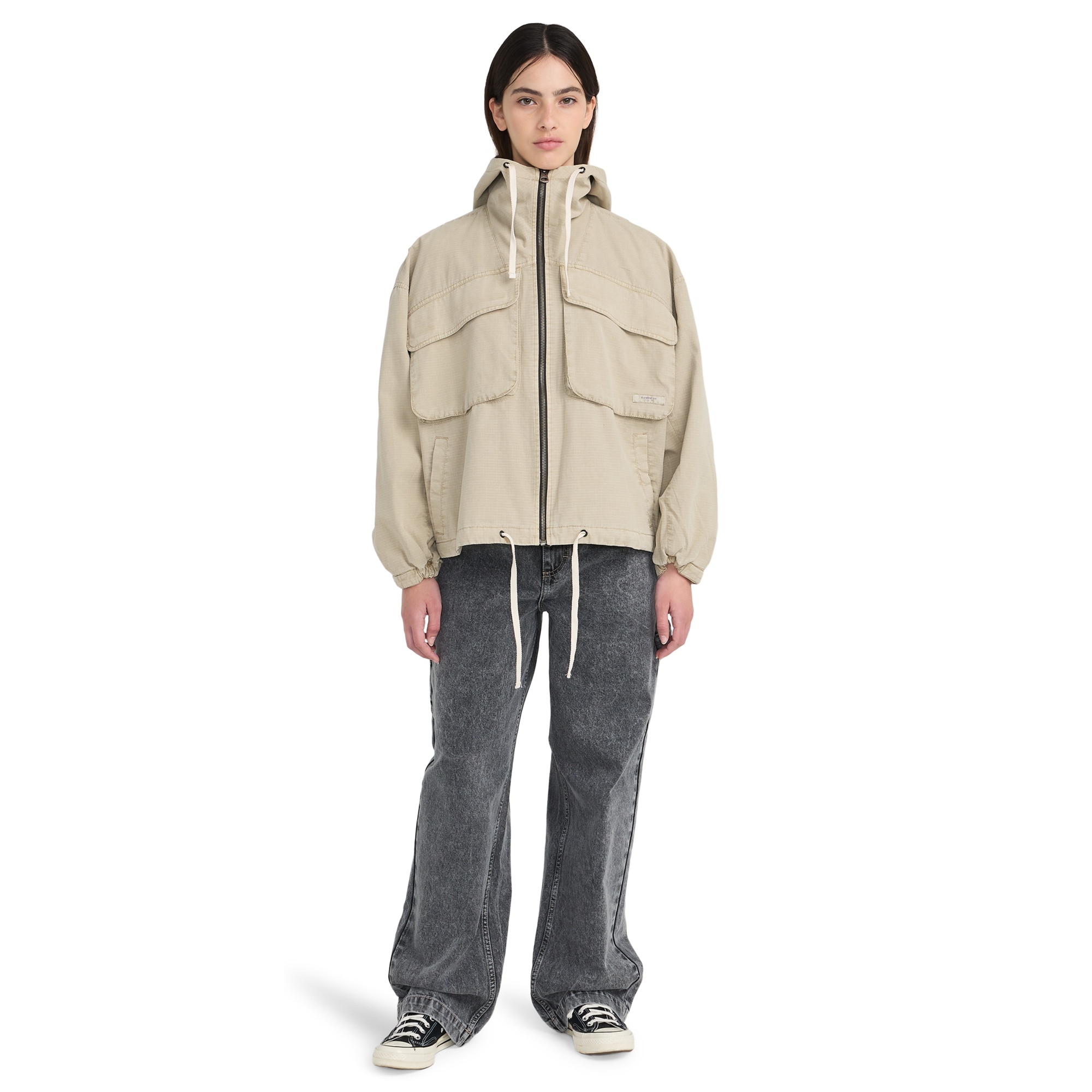Imagen 5 de Parka con capucha de mujer Ripstop Element - Beige Beige