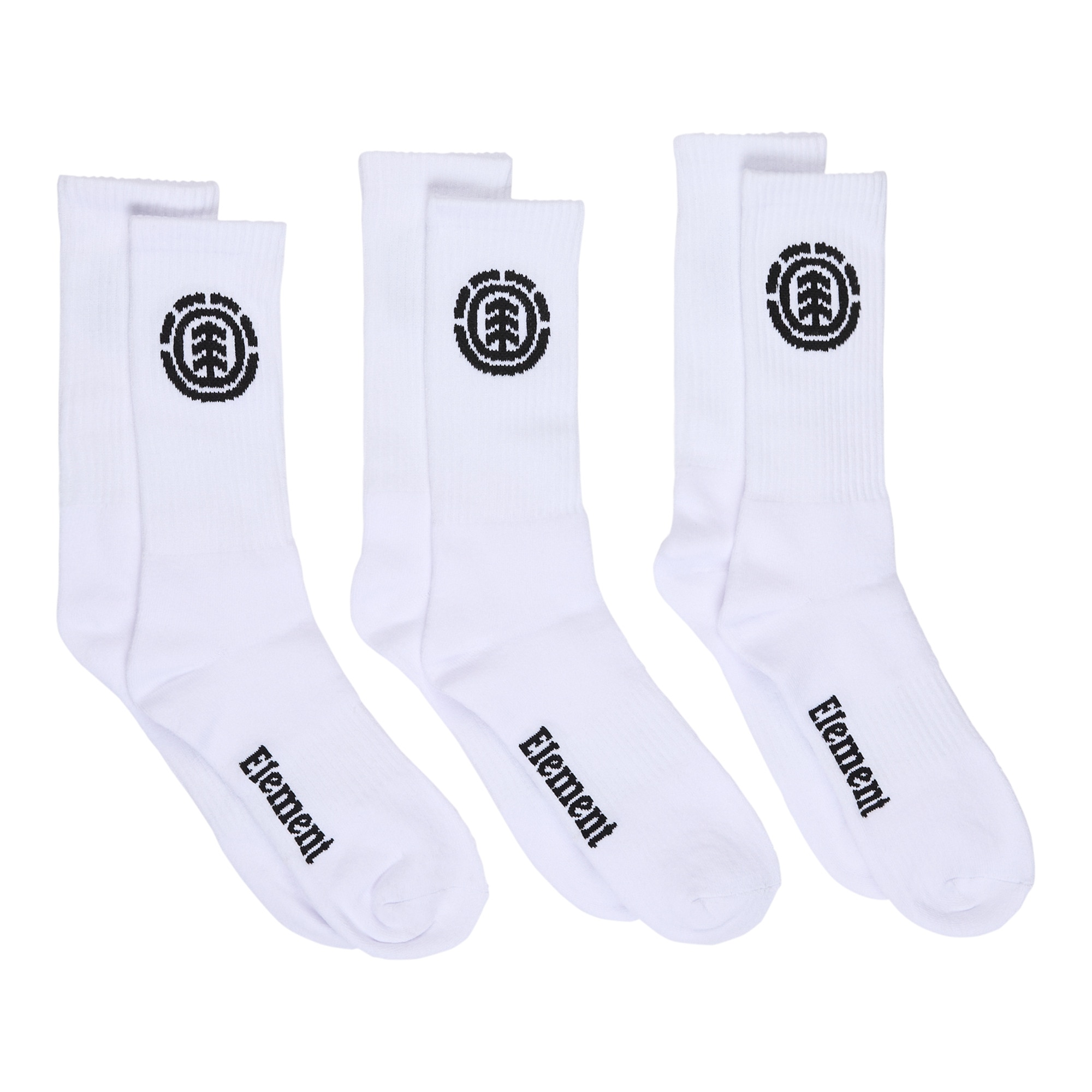 Imagen 1 de Pack de 3 pares de calcetines deportivos de hombre Icon Element - Blanco Blanco