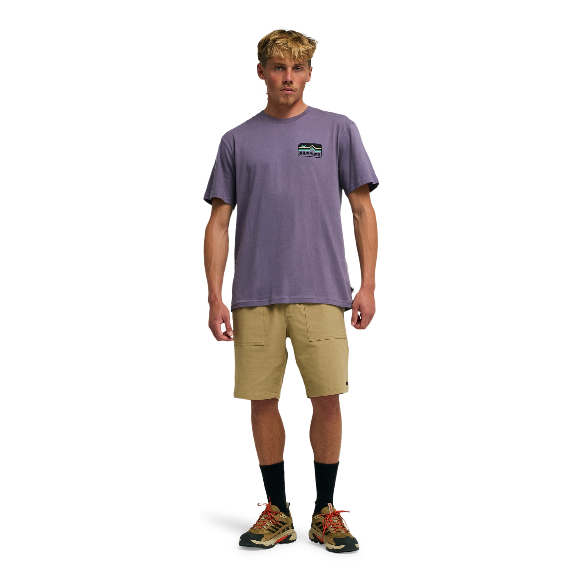 Camiseta de hombre Range Billabong - Morado Morado-3
