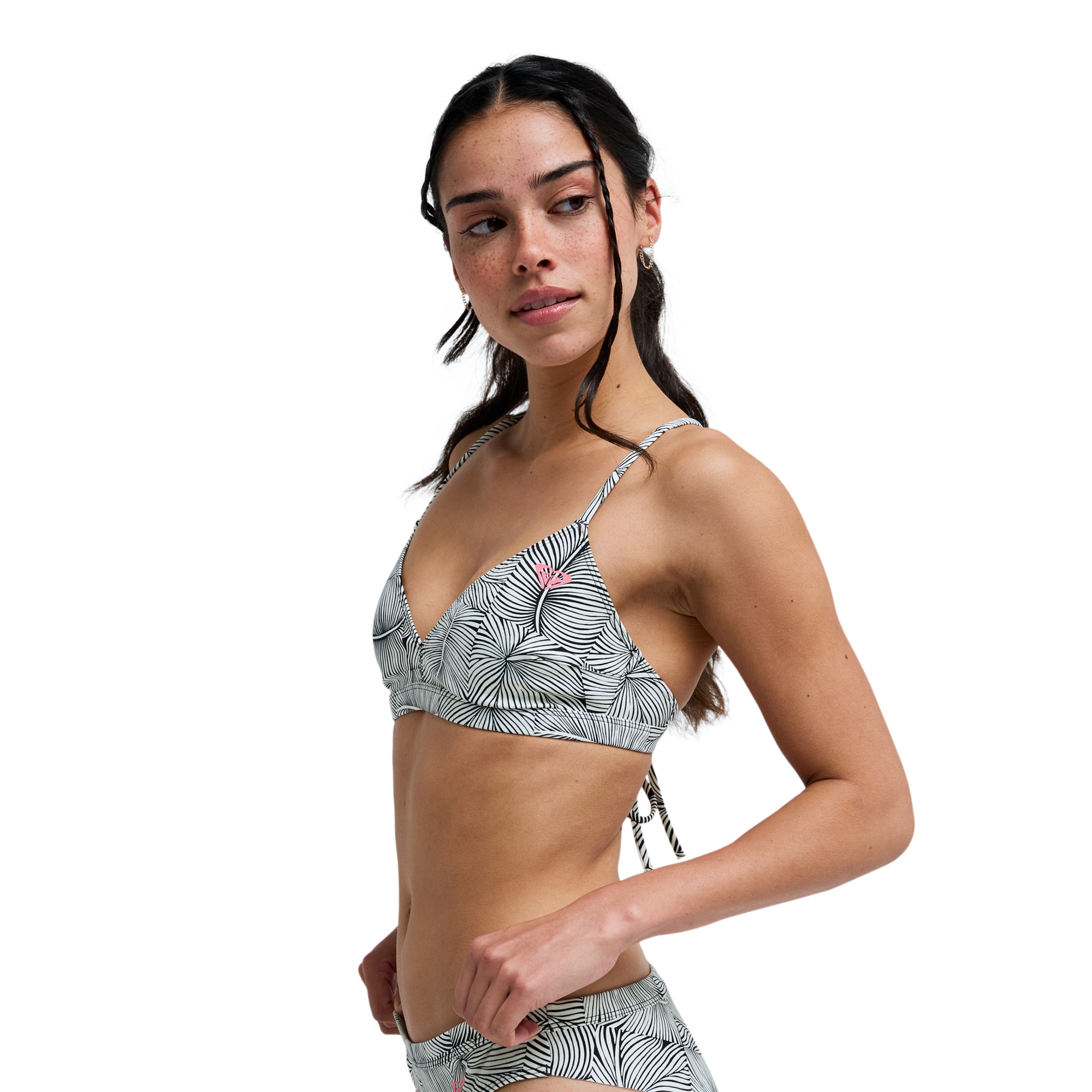 Top de Bikini de mujer Pro Surf Roxy - Negro Negro-3