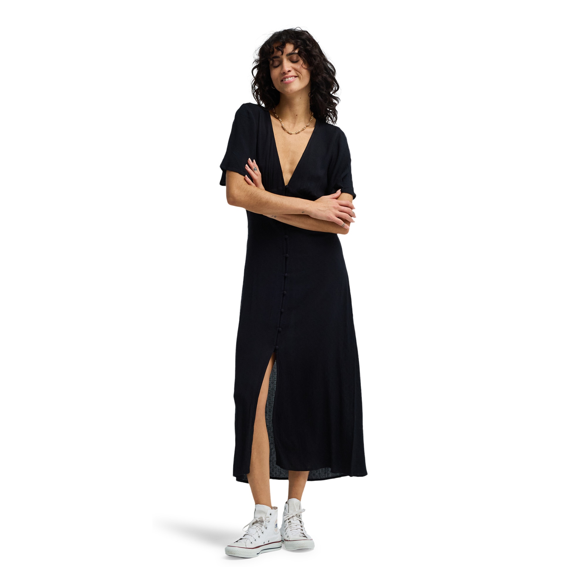 Vestido de mujer Your Girl Billabong - Negro Negro-3