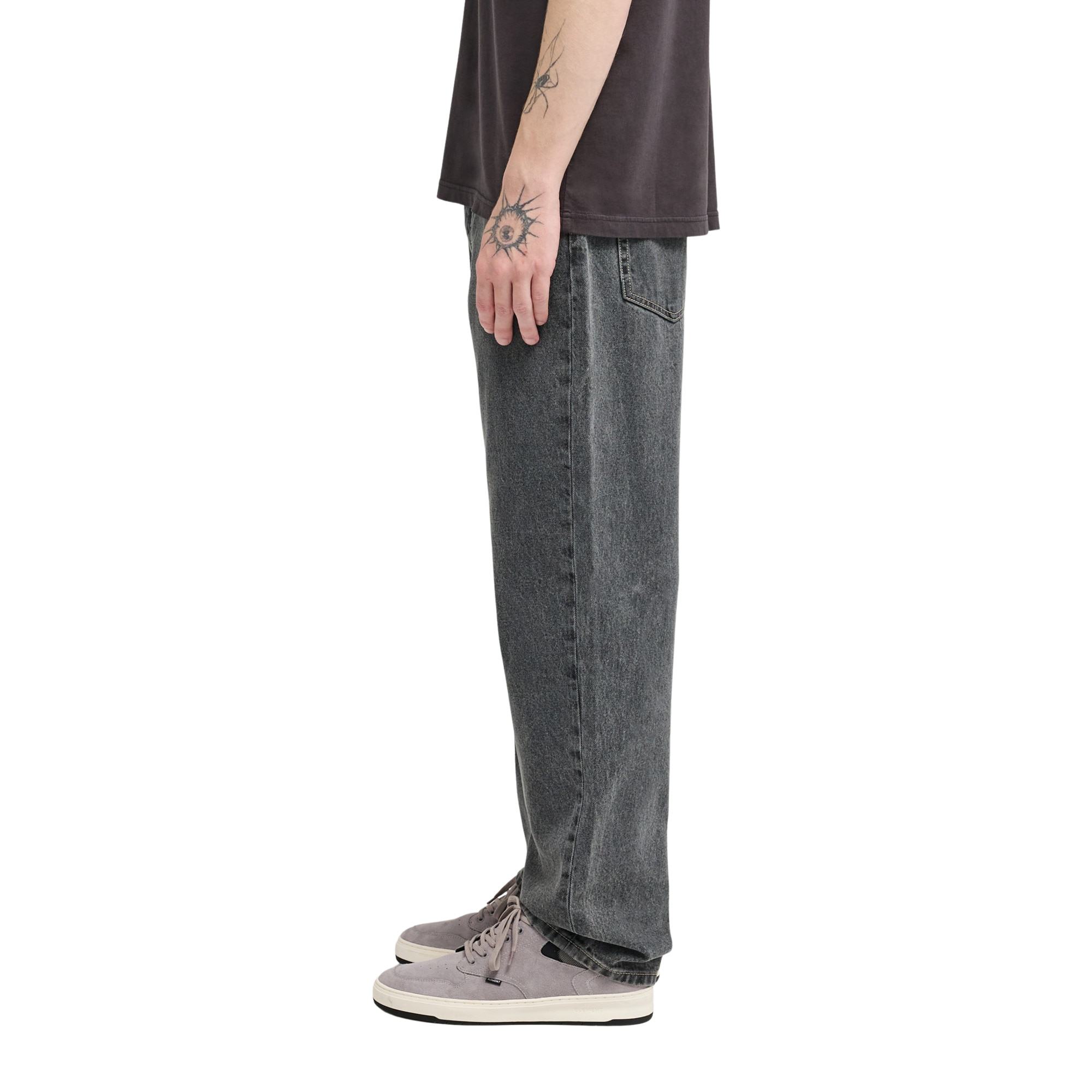Vaquero de hombre Relax 5 Denim Element - Gris Gris-2