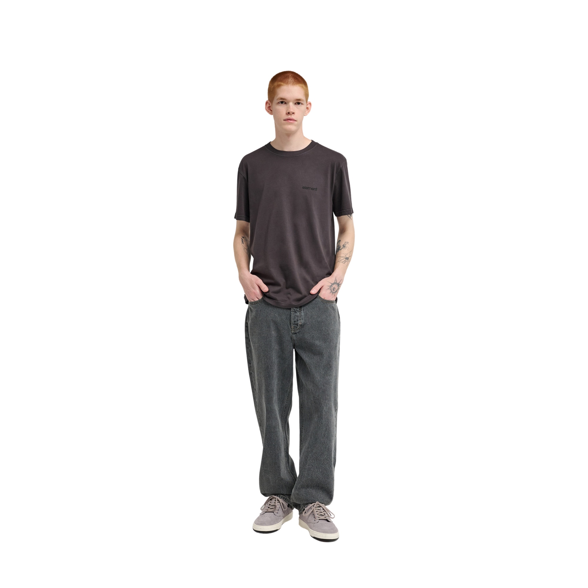 Vaquero de hombre Relax 5 Denim Element - Gris Gris-4