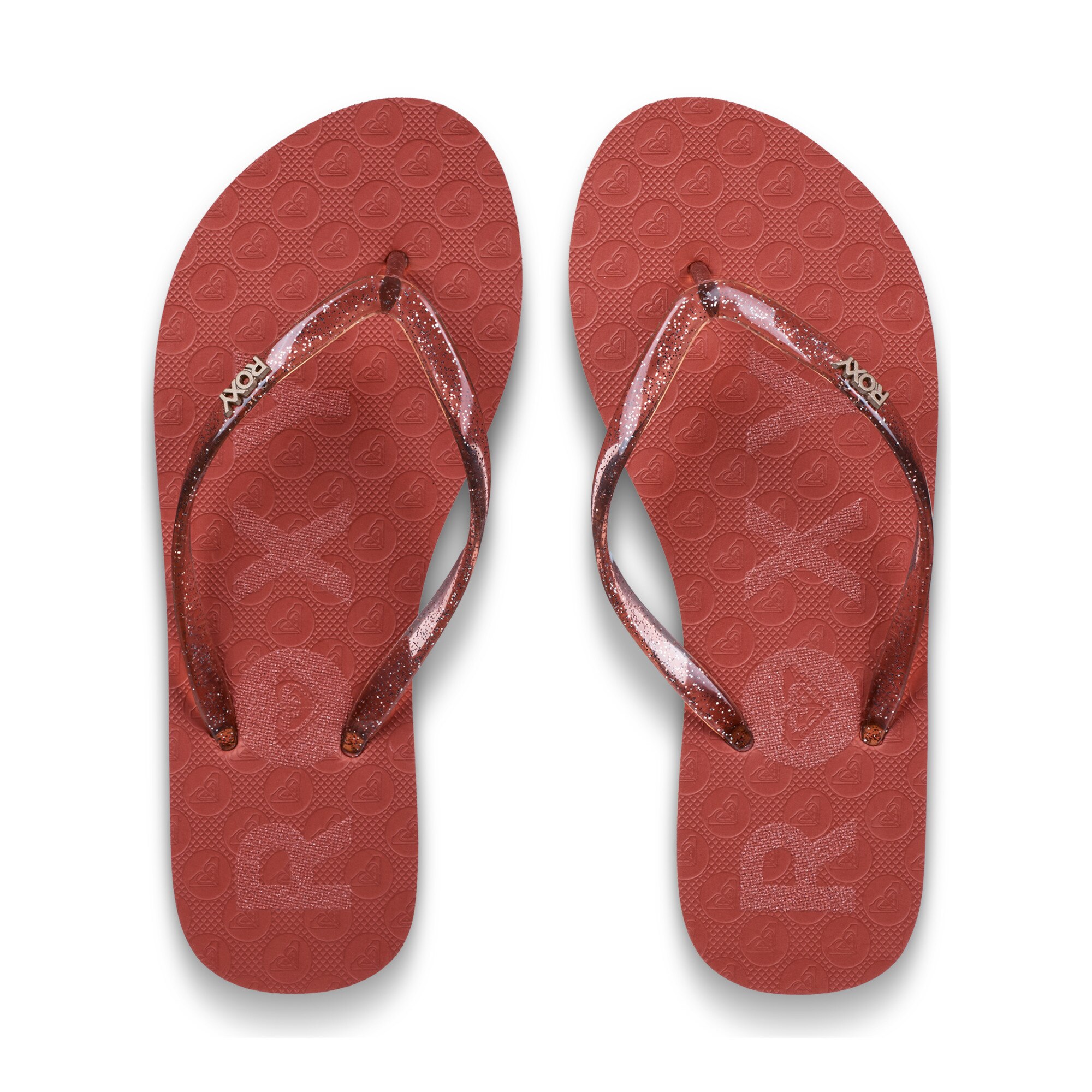 Chanclas de mujer Viva Sparkle Roxy - Rojo Rojo-4