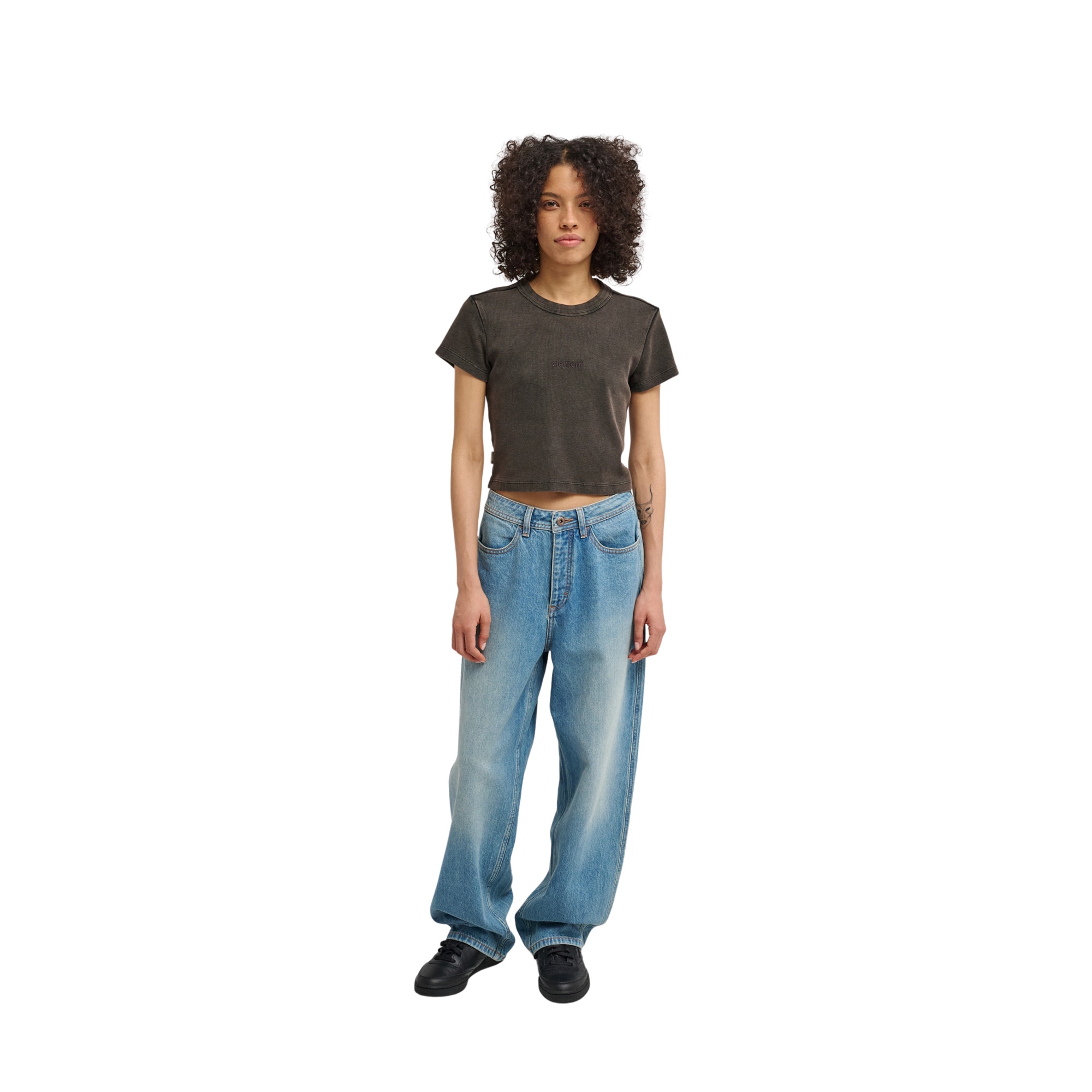 Imagen 3 de Camiseta de mujer Yarnhill Element - Negro Negro