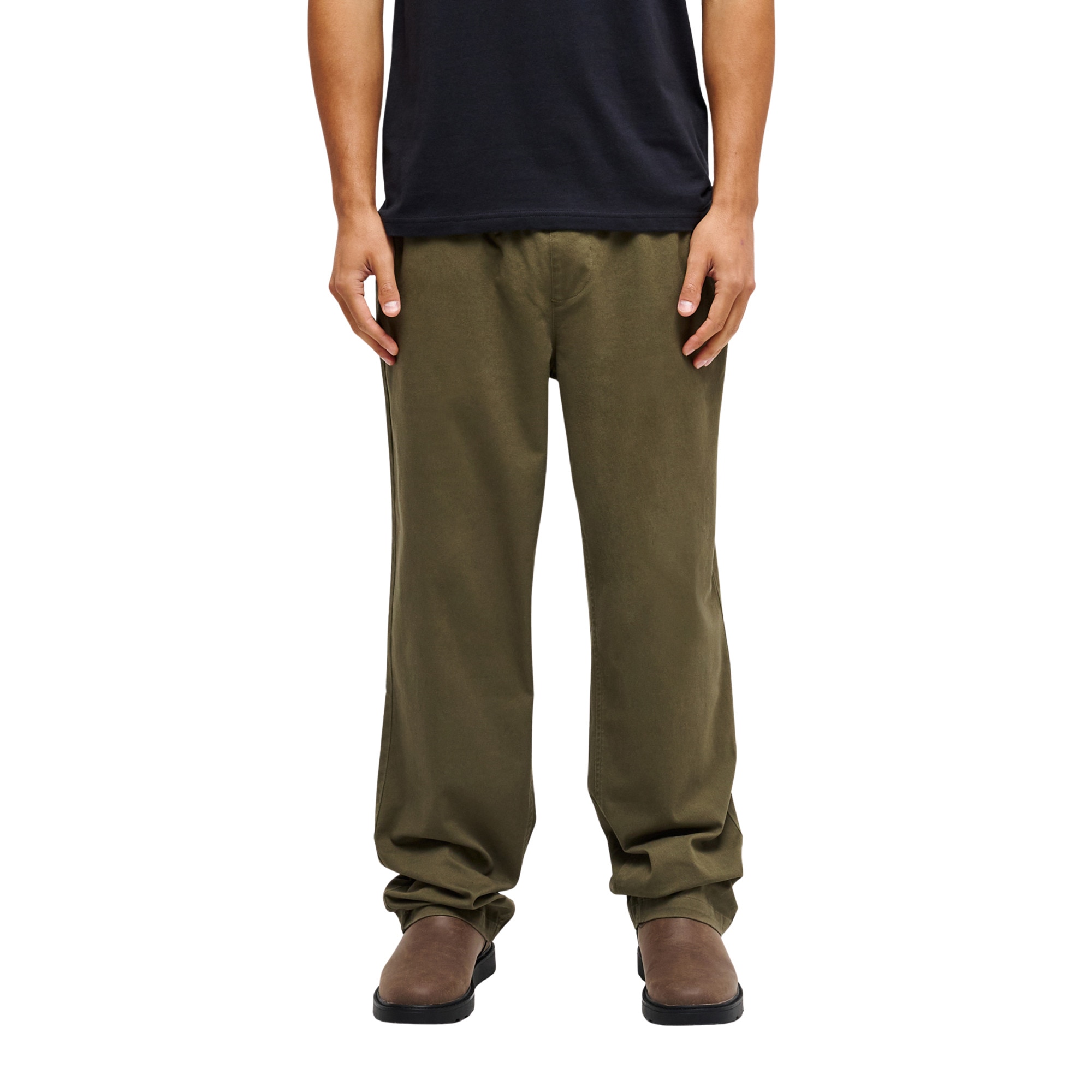 Pantalón de hombre Taxer Regular Twill Quiksilver - Verde Verde-1