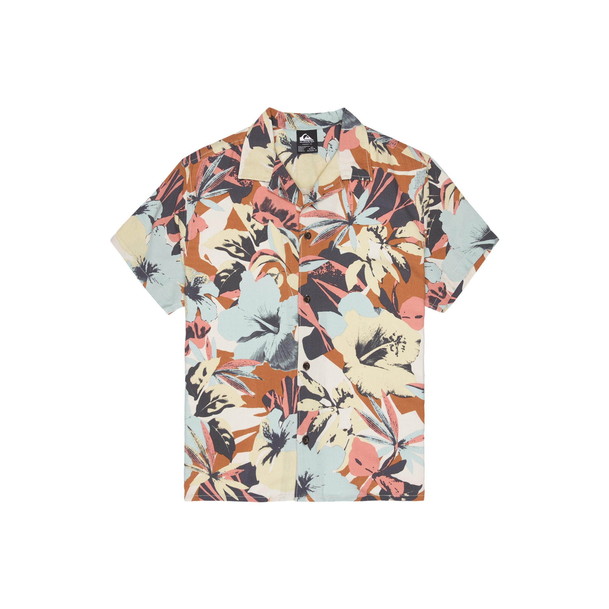Camisa de niños Safe Paradise Quiksilver - Verde Verde-1