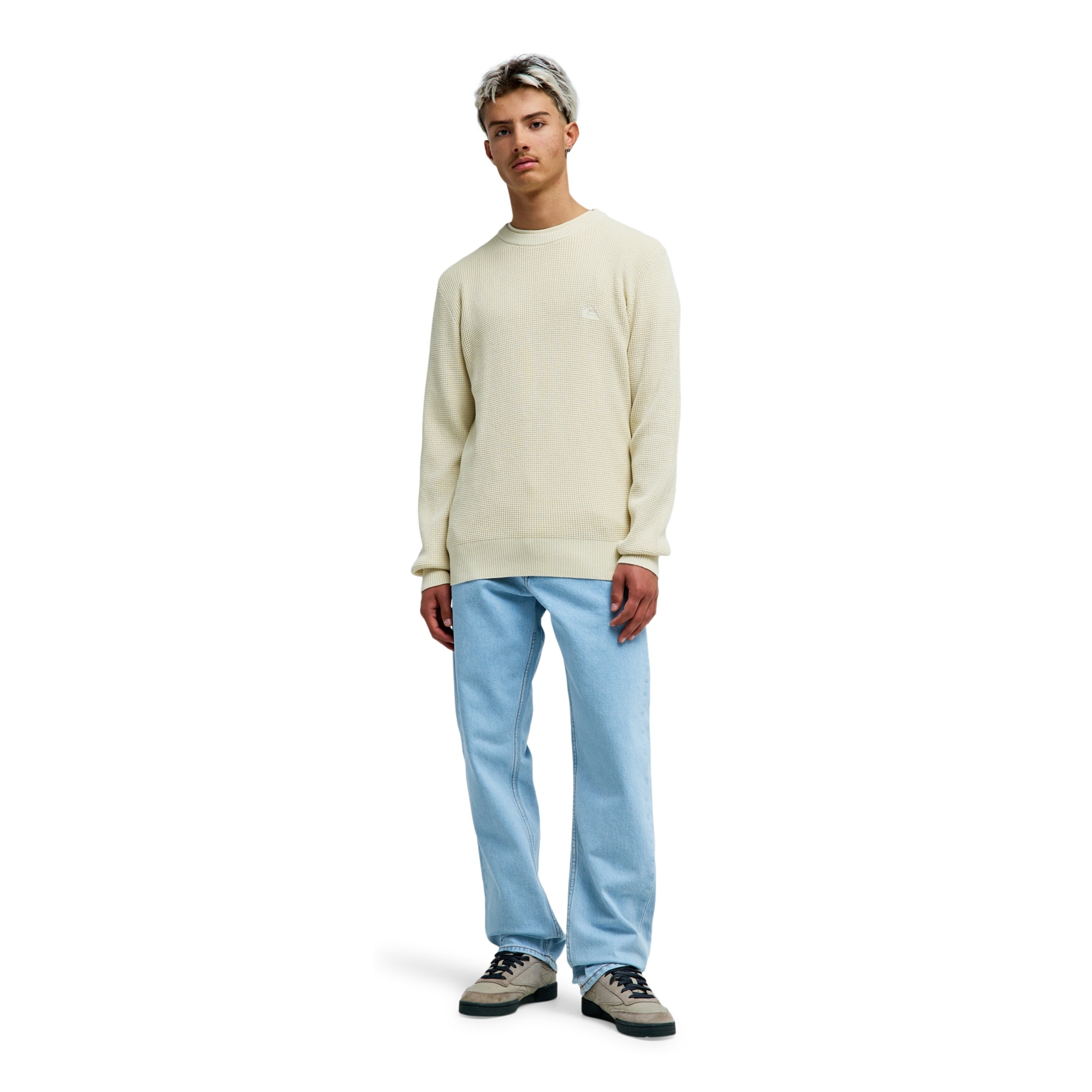 Jersey de hombre Waffle Quiksilver - Blanco Blanco-5