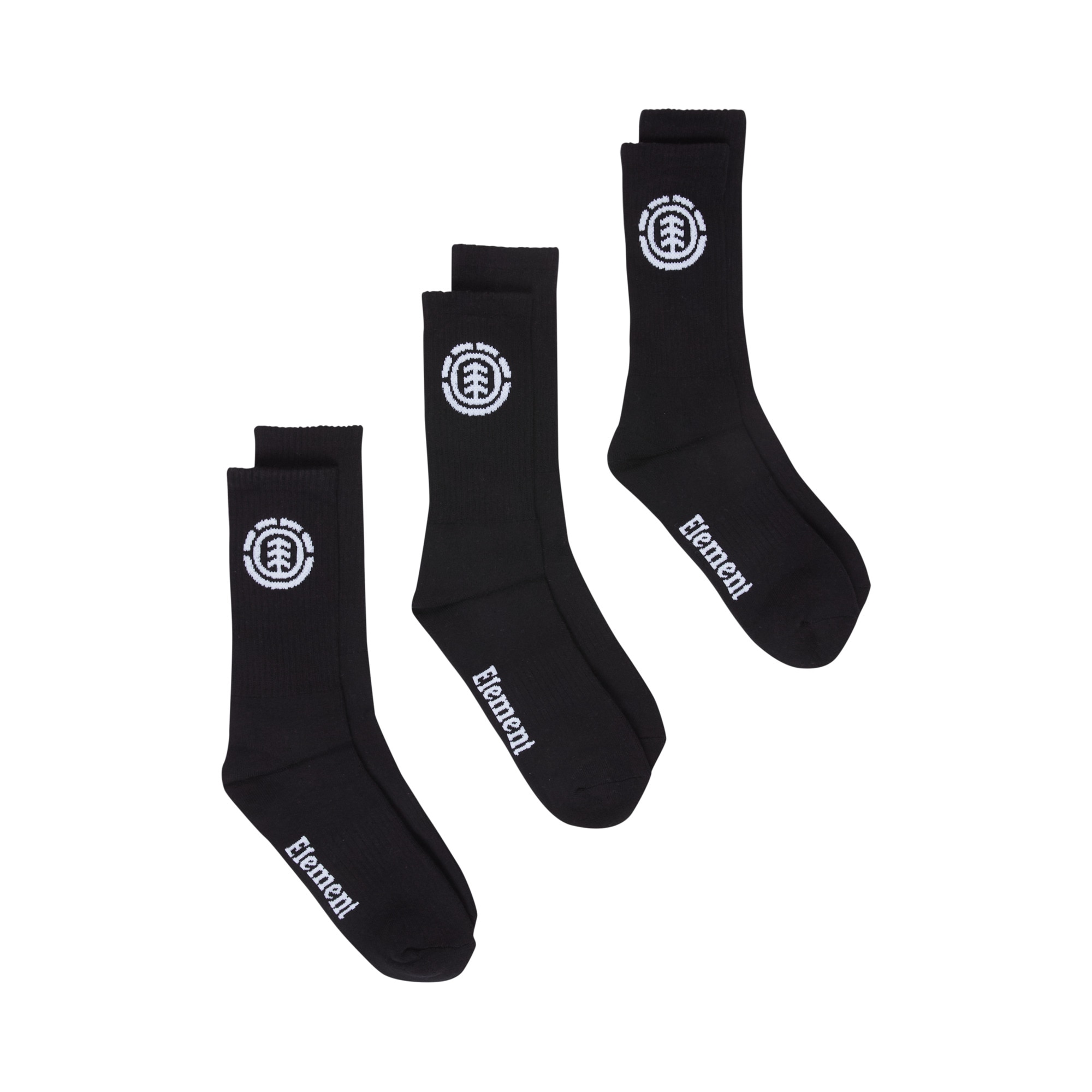 Imagen 1 de Pack de 3 pares de calcetines deportivos de hombre Icon Element - Negro Negro
