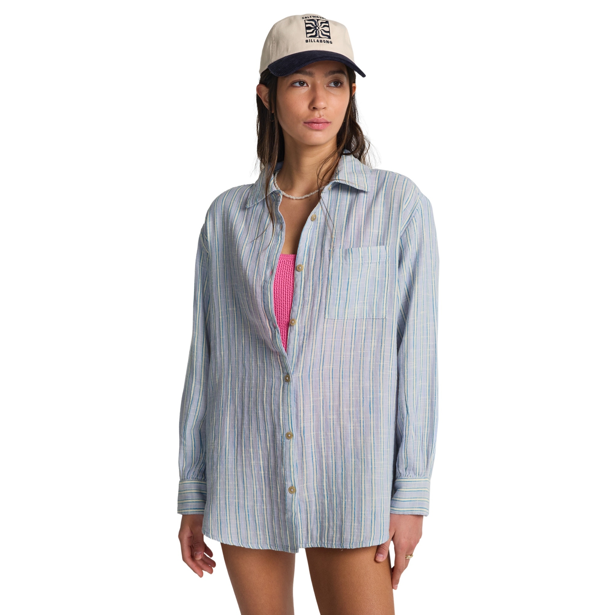 Imagen 1 de Camisa de mujer Wanderer Billabong - Azul Azul