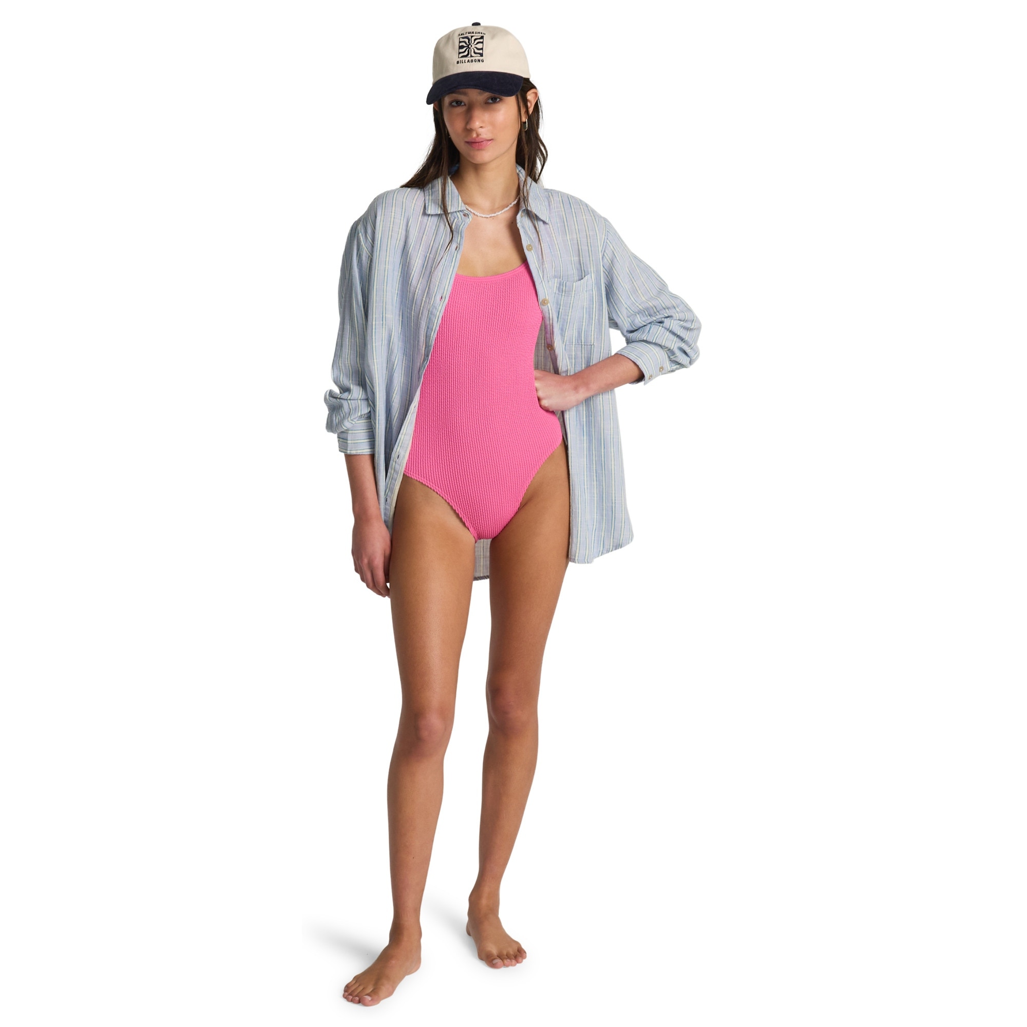 Imagen 2 de Camisa de mujer Wanderer Billabong - Azul Azul