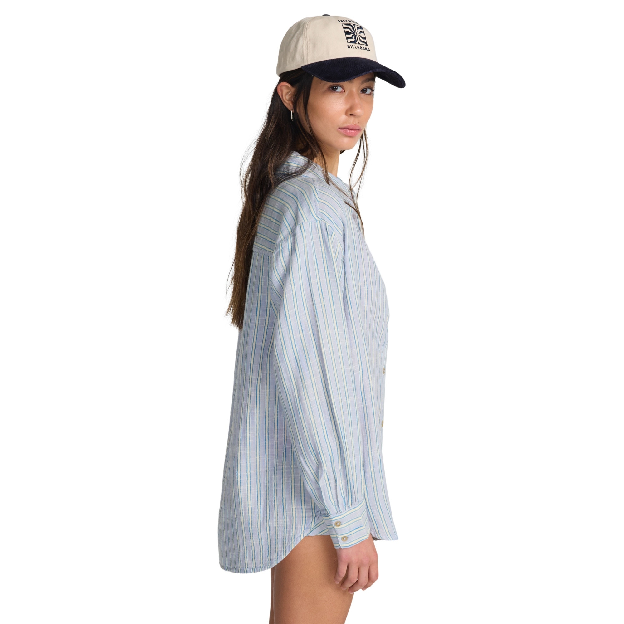 Imagen 4 de Camisa de mujer Wanderer Billabong - Azul Azul
